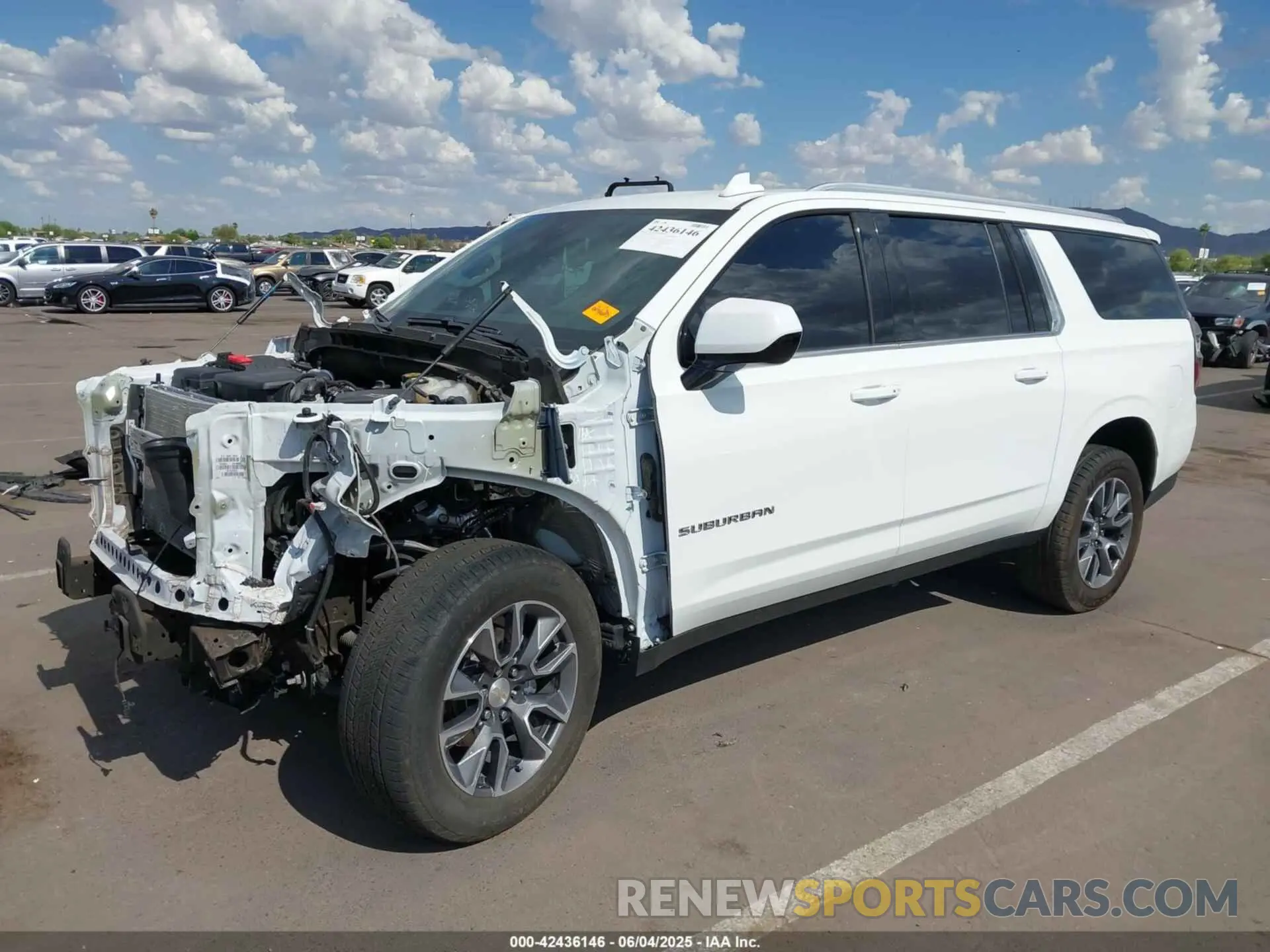 2 Photograph of a damaged car 1GNSKCKD6PR120127 CHEVROLET SUBURBAN 2023