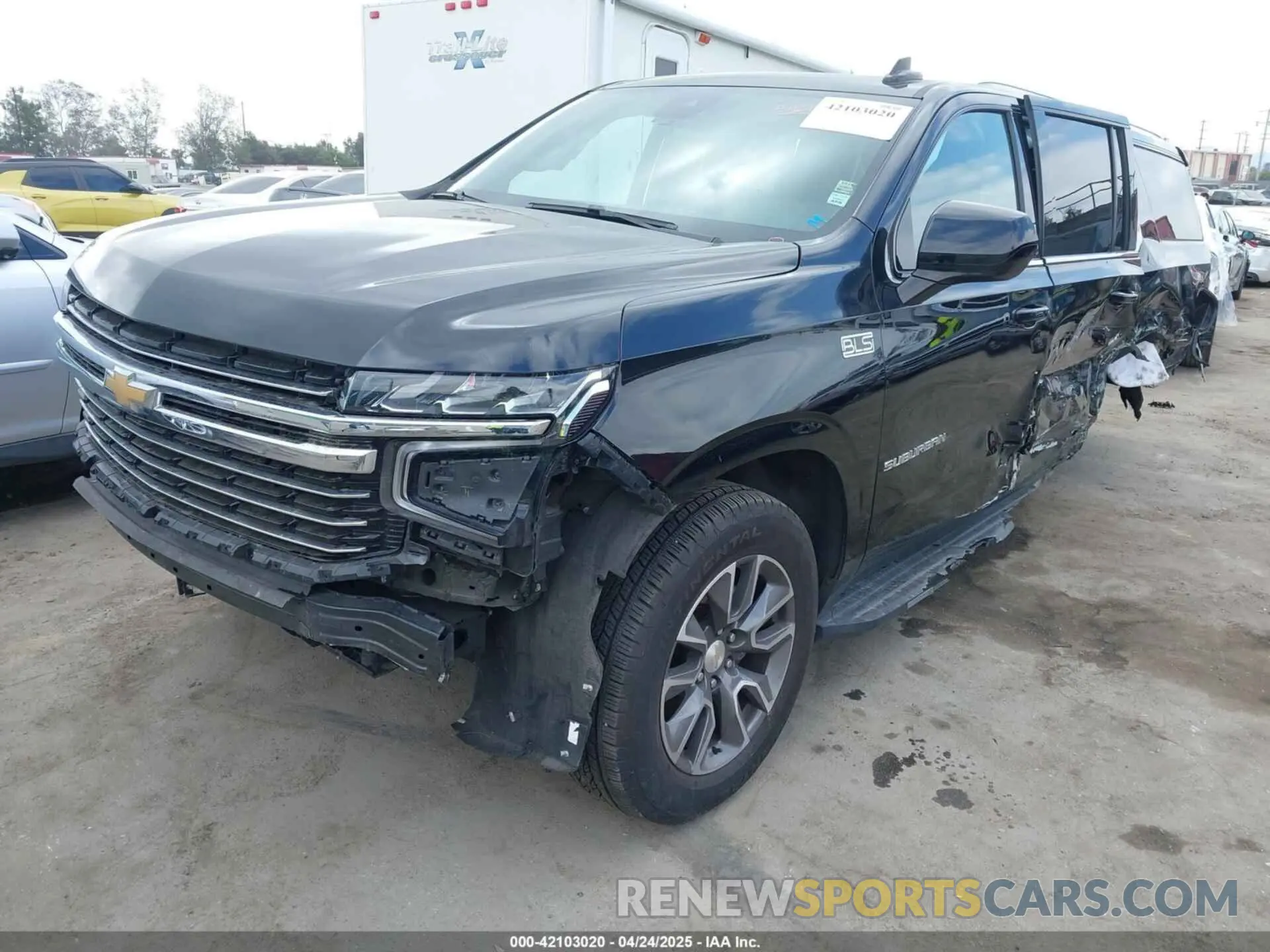 6 Photograph of a damaged car 1GNSKCKD7PR158031 CHEVROLET SUBURBAN 2023