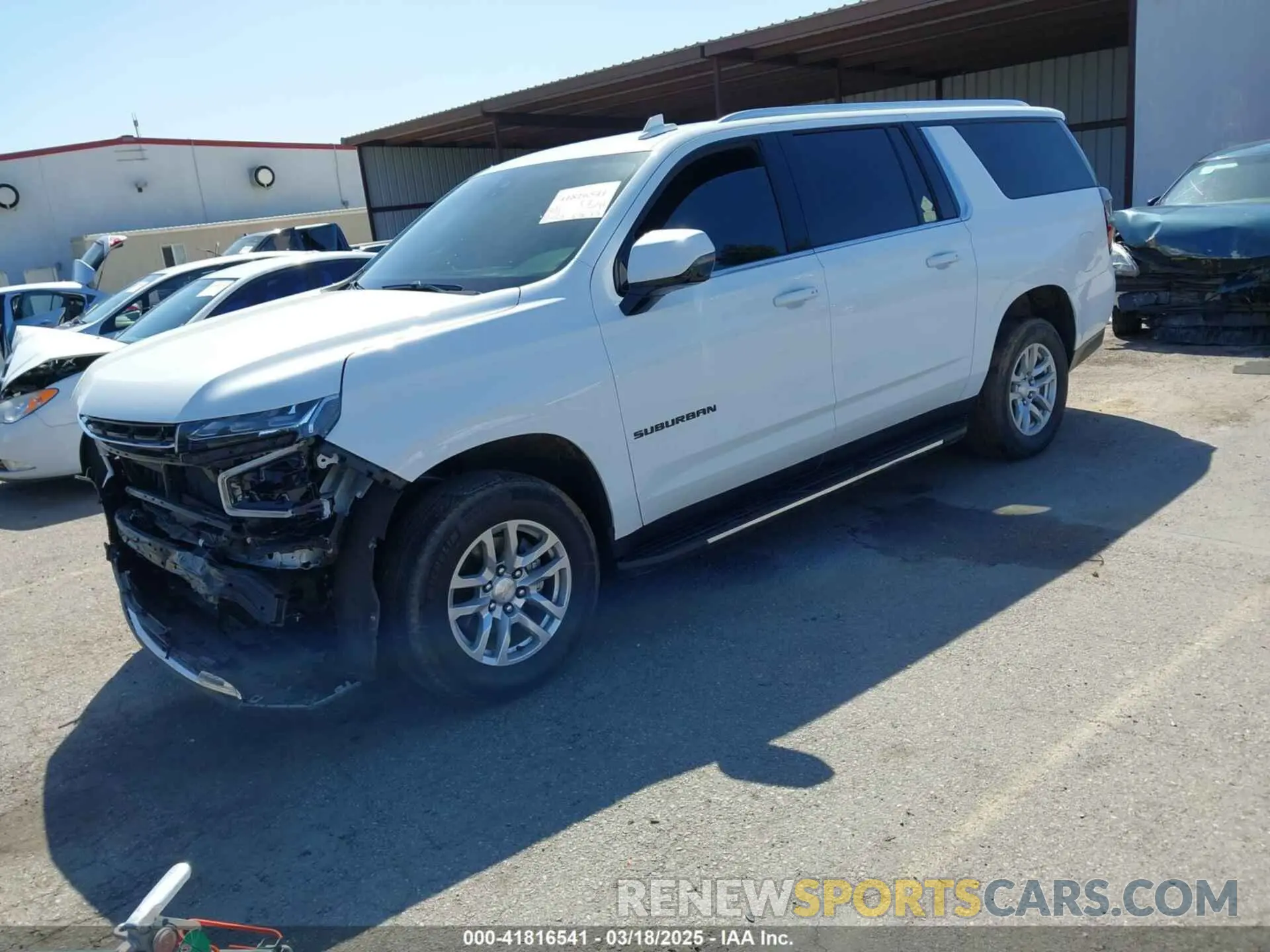 2 Photograph of a damaged car 1GNSKCKD9PR339180 CHEVROLET SUBURBAN 2023