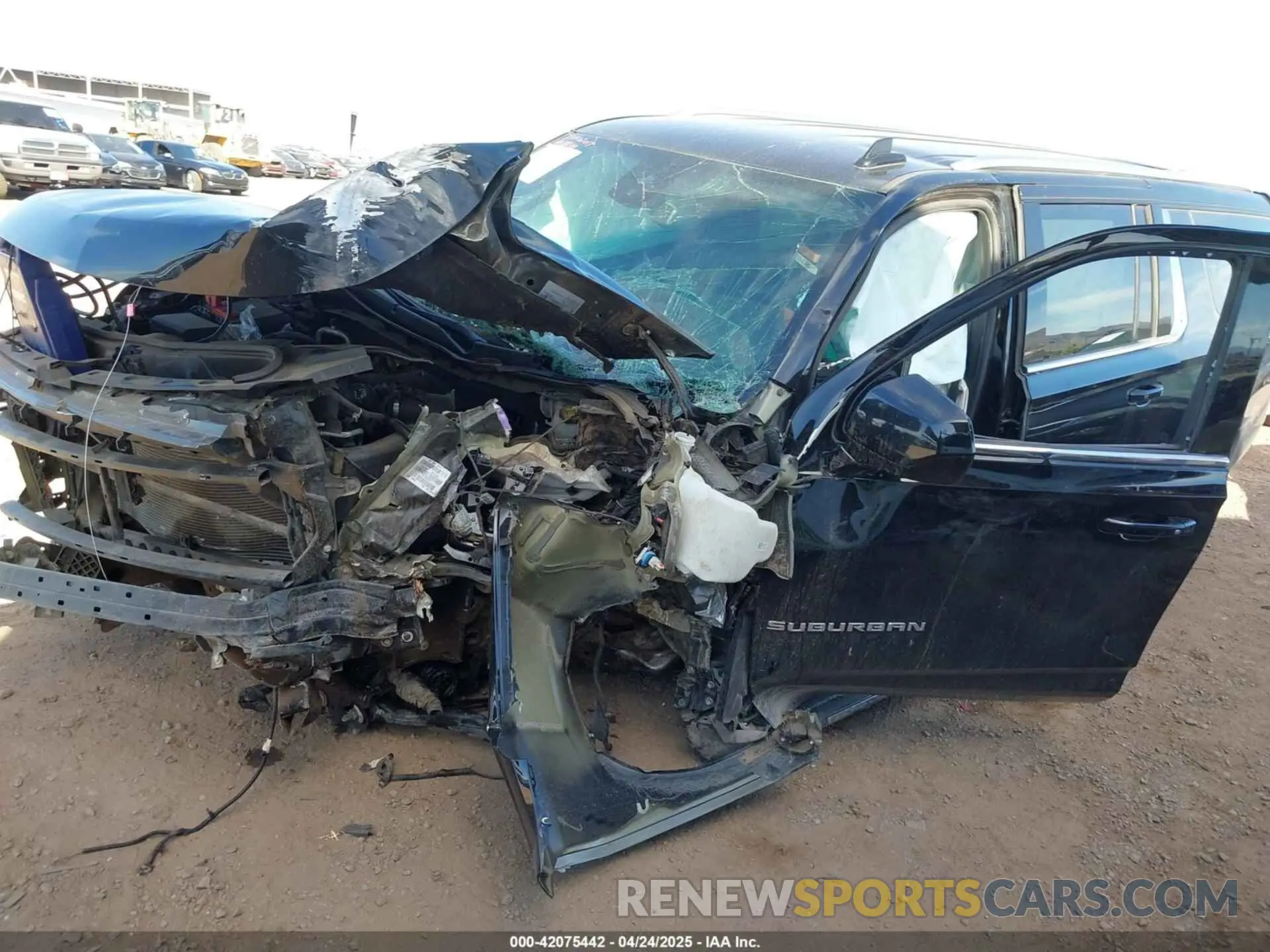 2 Photograph of a damaged car 1GNSKCKD9PR380201 CHEVROLET SUBURBAN 2023