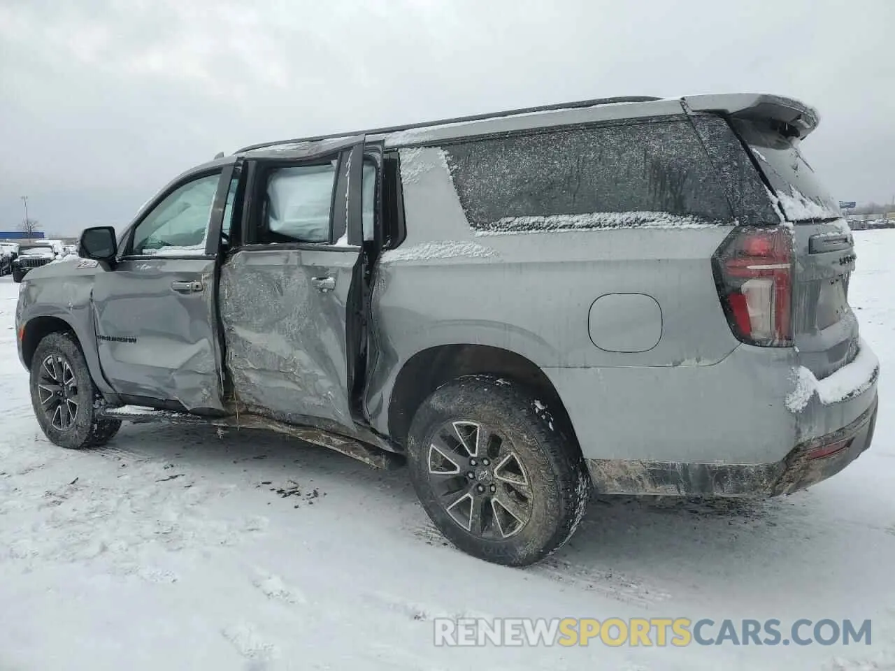 2 Photograph of a damaged car 1GNSKDKD4PR218370 CHEVROLET SUBURBAN 2023