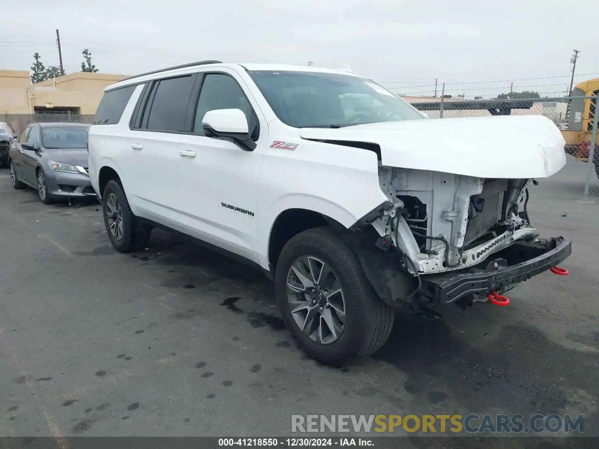 1 Photograph of a damaged car 1GNSKDKD8PR375819 CHEVROLET SUBURBAN 2023