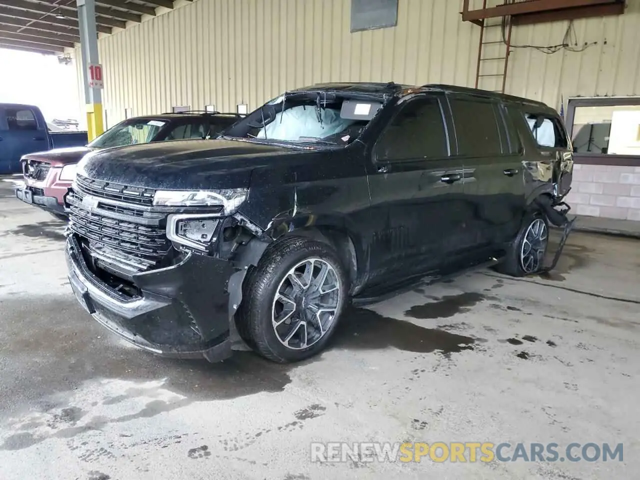 1 Photograph of a damaged car 1GNSKEKD0PR533494 CHEVROLET SUBURBAN 2023