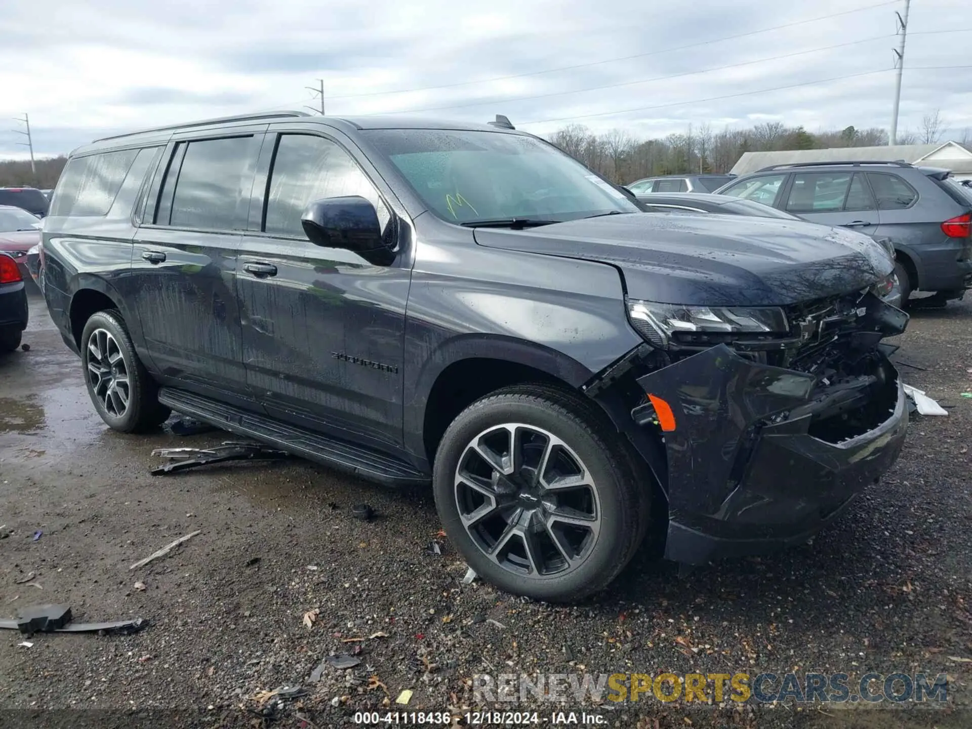 1 Photograph of a damaged car 1GNSKEKL9PR289562 CHEVROLET SUBURBAN 2023