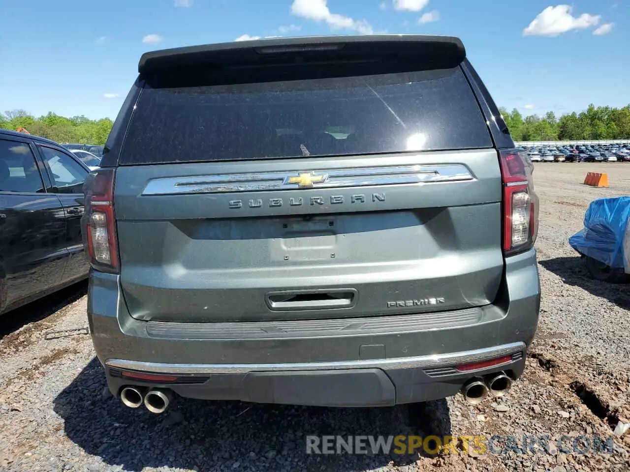 6 Photograph of a damaged car 1GNSKFKD0PR278738 CHEVROLET SUBURBAN 2023