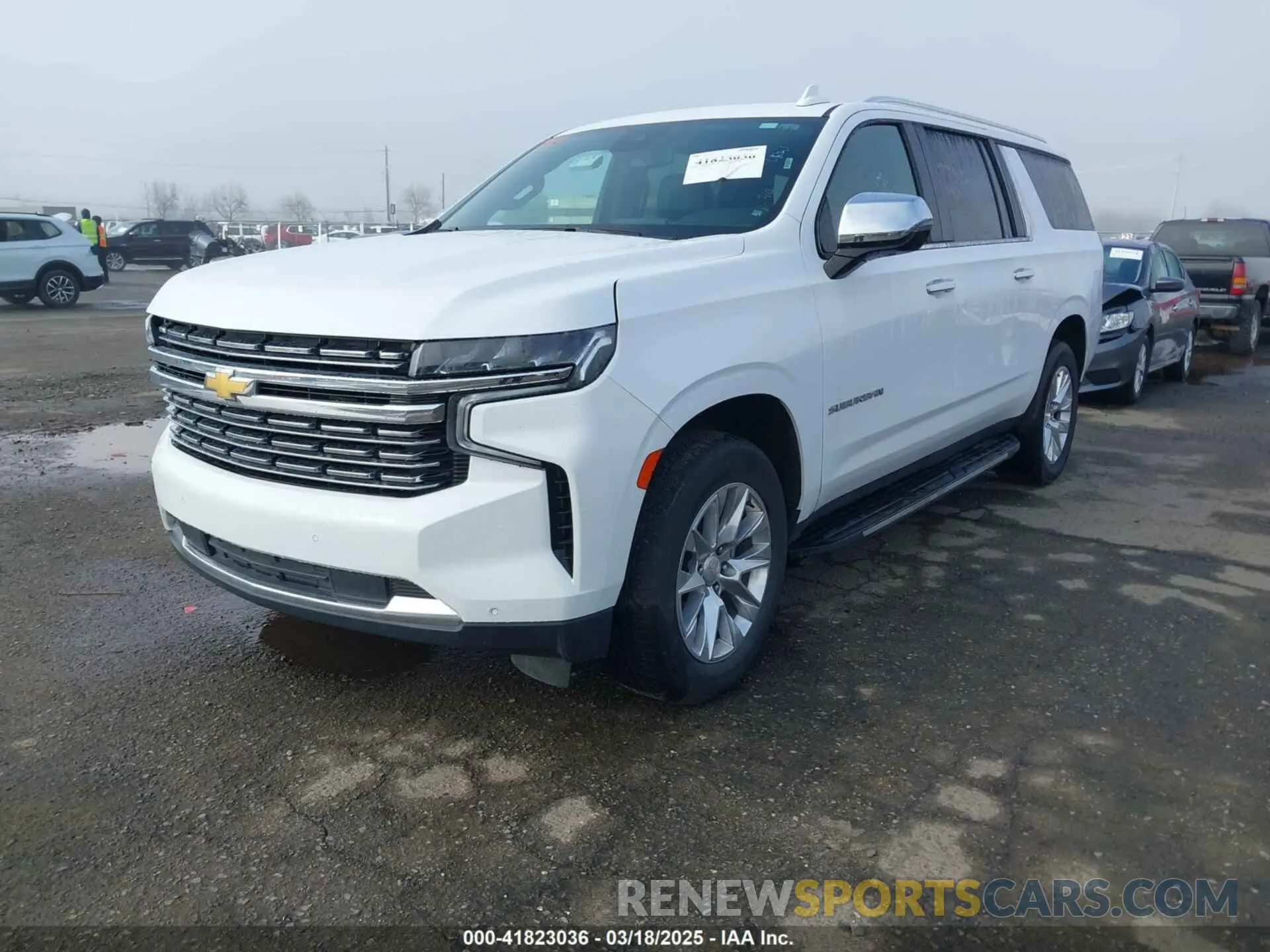 2 Photograph of a damaged car 1GNSKFKD1PR253914 CHEVROLET SUBURBAN 2023
