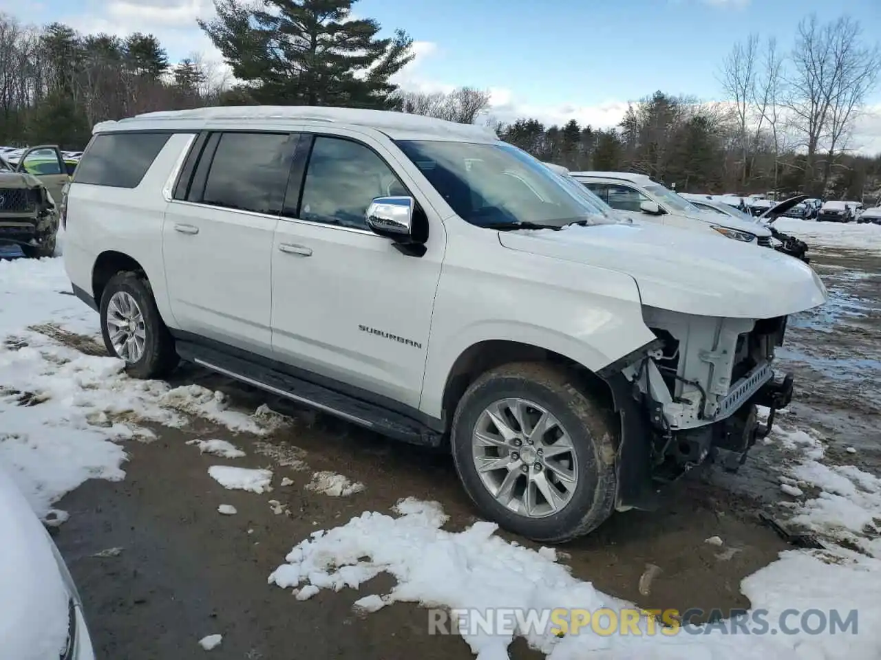 4 Photograph of a damaged car 1GNSKFKD5PR420016 CHEVROLET SUBURBAN 2023