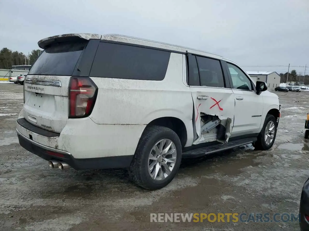 3 Photograph of a damaged car 1GNSKFKD6PR166896 CHEVROLET SUBURBAN 2023