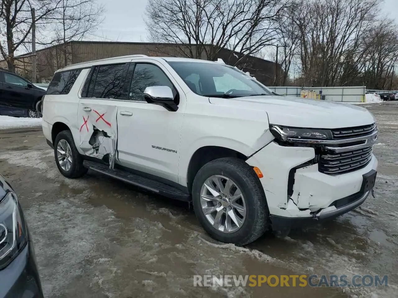 4 Photograph of a damaged car 1GNSKFKD6PR166896 CHEVROLET SUBURBAN 2023