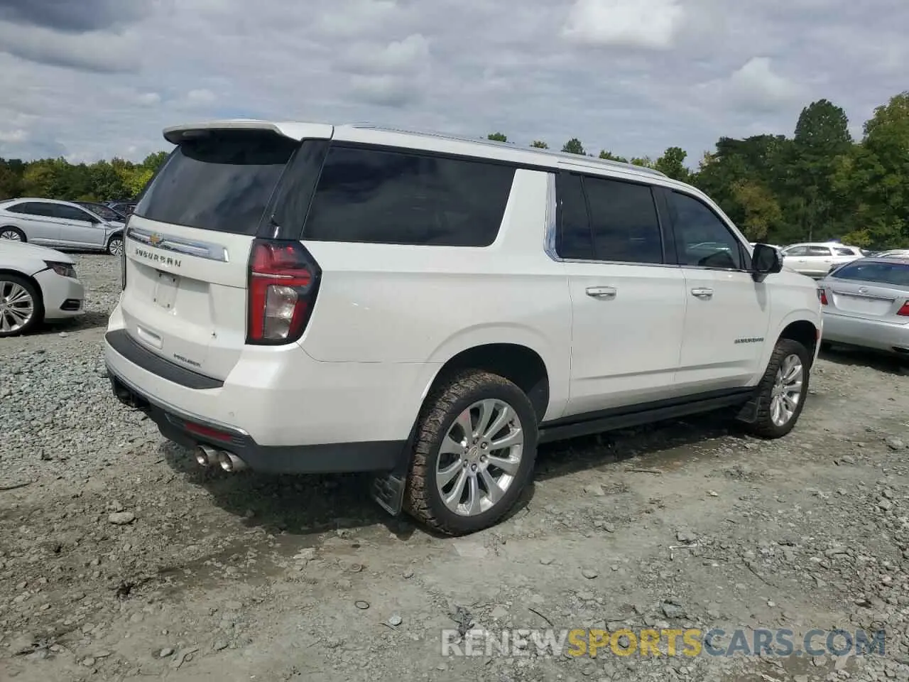 3 Photograph of a damaged car 1GNSKFKD8PR101323 CHEVROLET SUBURBAN 2023