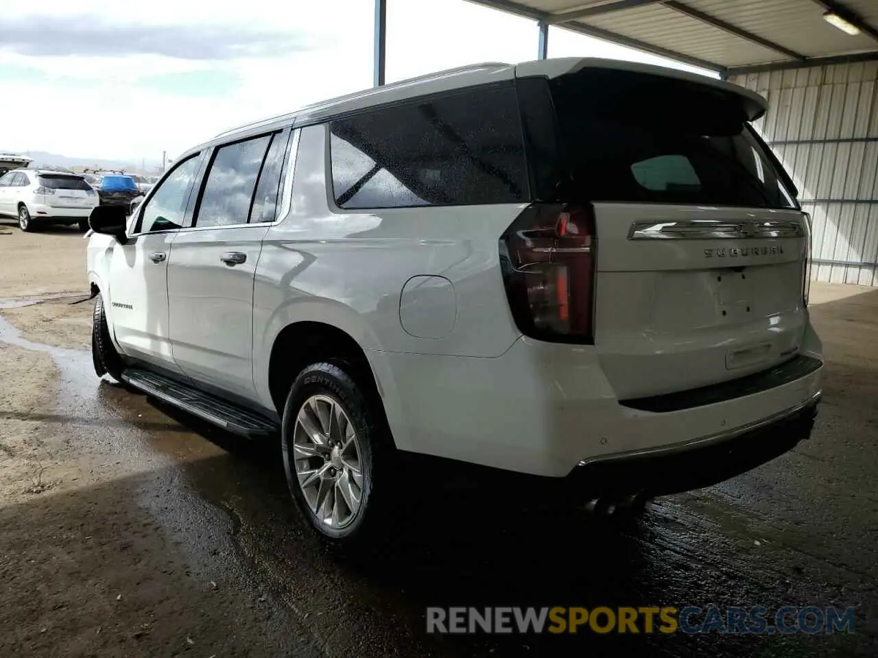 2 Photograph of a damaged car 1GNSKFKD8PR543891 CHEVROLET SUBURBAN 2023