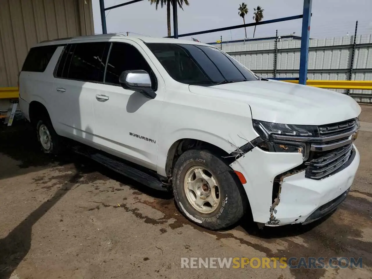 4 Photograph of a damaged car 1GNSKFKD9PR396318 CHEVROLET SUBURBAN 2023