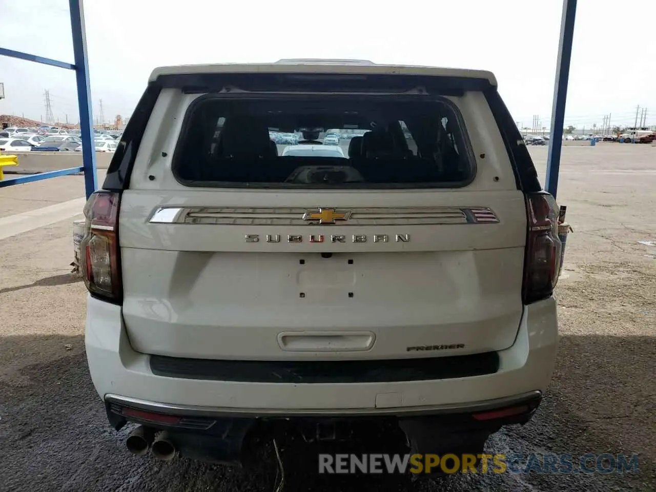 6 Photograph of a damaged car 1GNSKFKD9PR396318 CHEVROLET SUBURBAN 2023