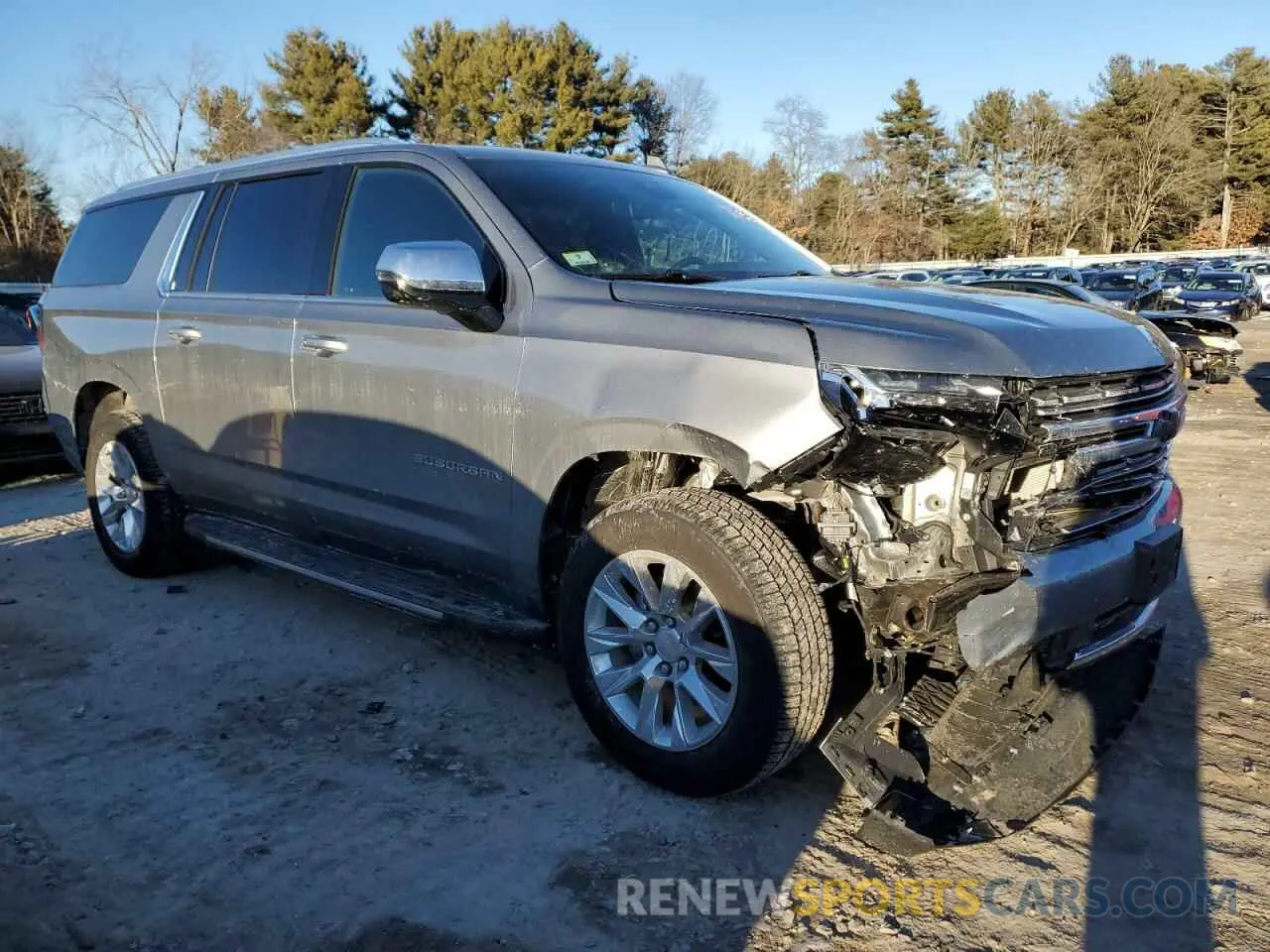 4 Photograph of a damaged car 1GNSKFKDXPR209541 CHEVROLET SUBURBAN 2023