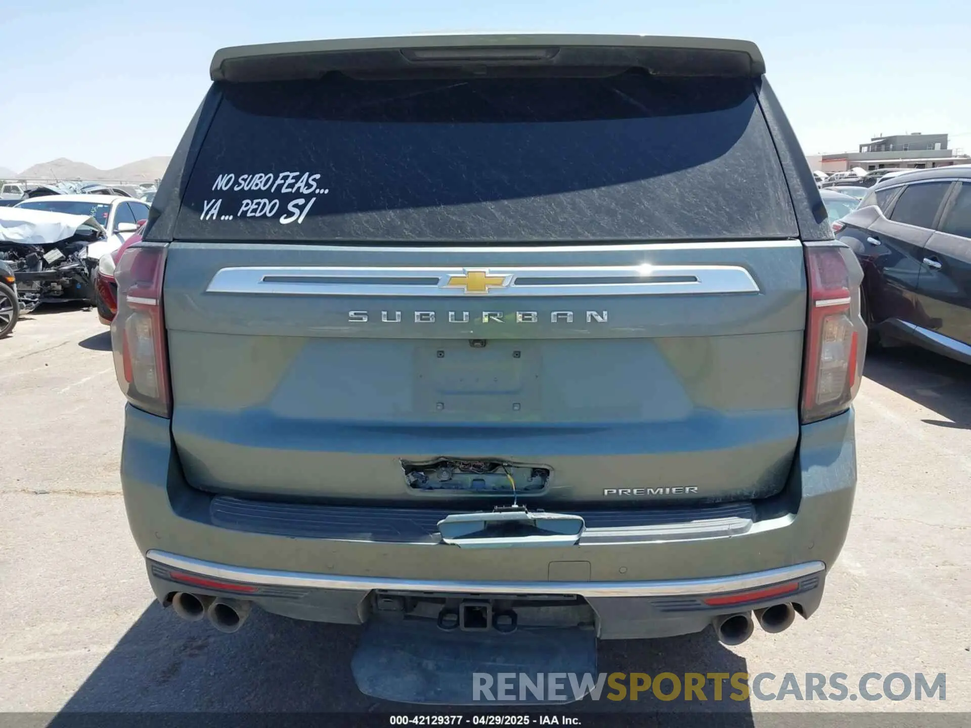 15 Photograph of a damaged car 1GNSKFKDXPR264085 CHEVROLET SUBURBAN 2023