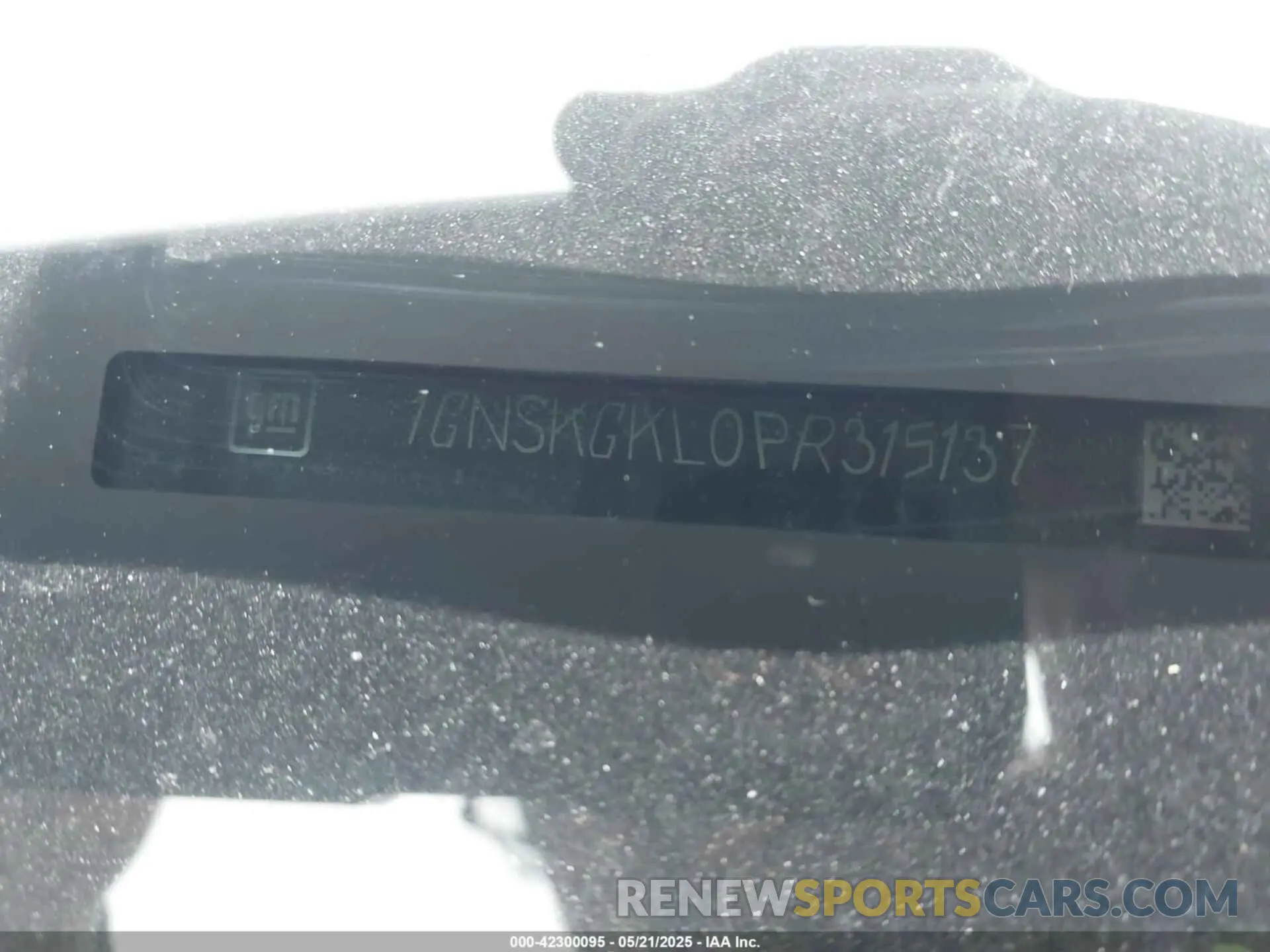 17 Photograph of a damaged car 1GNSKGKL0PR315137 CHEVROLET SUBURBAN 2023