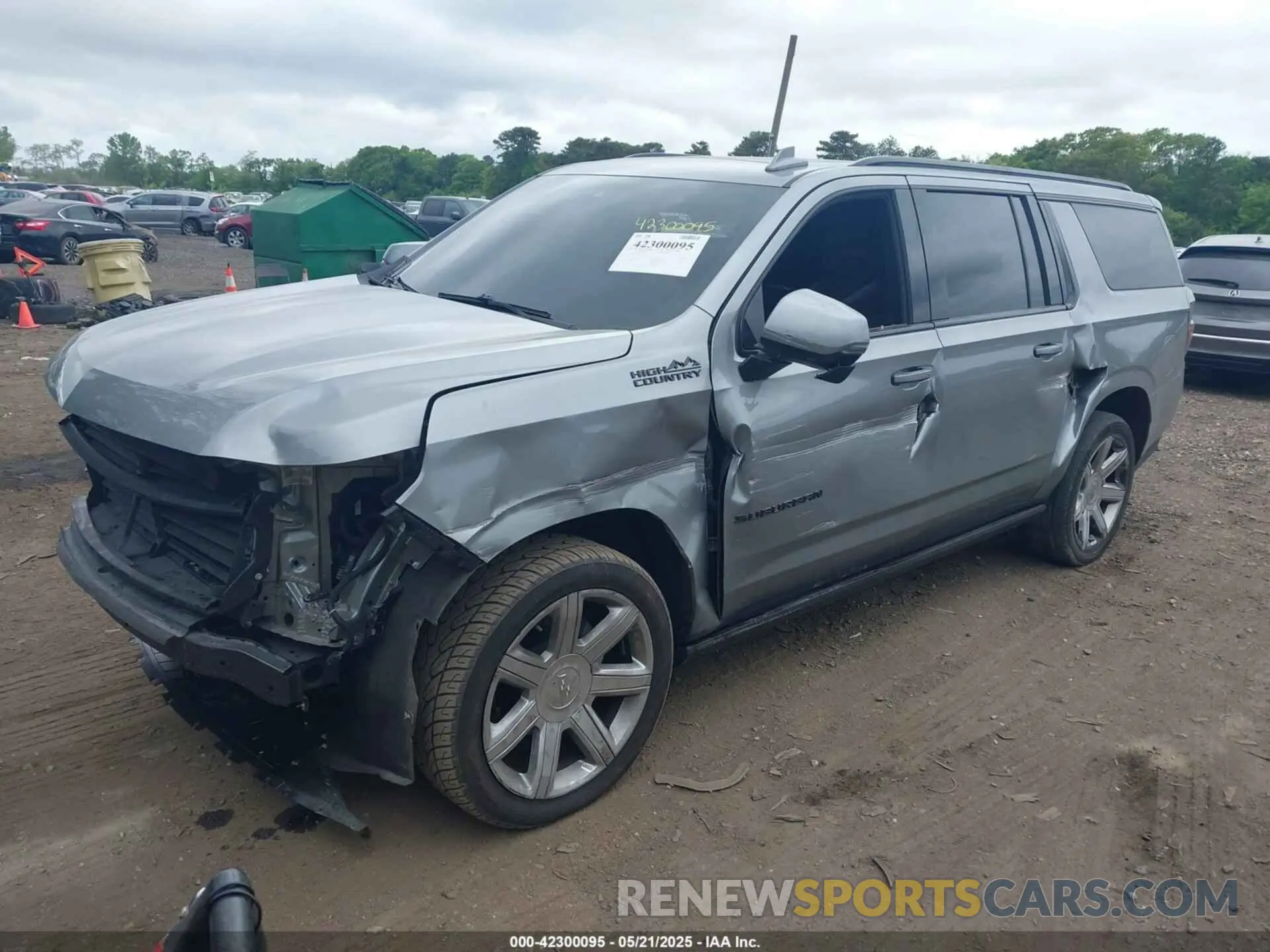 2 Photograph of a damaged car 1GNSKGKL0PR315137 CHEVROLET SUBURBAN 2023