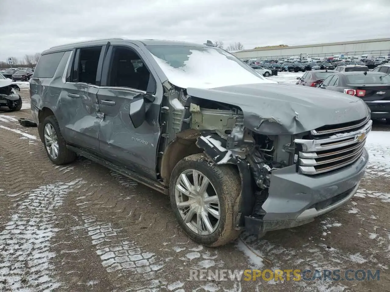 4 Photograph of a damaged car 1GNSKGKL9PR211956 CHEVROLET SUBURBAN 2023