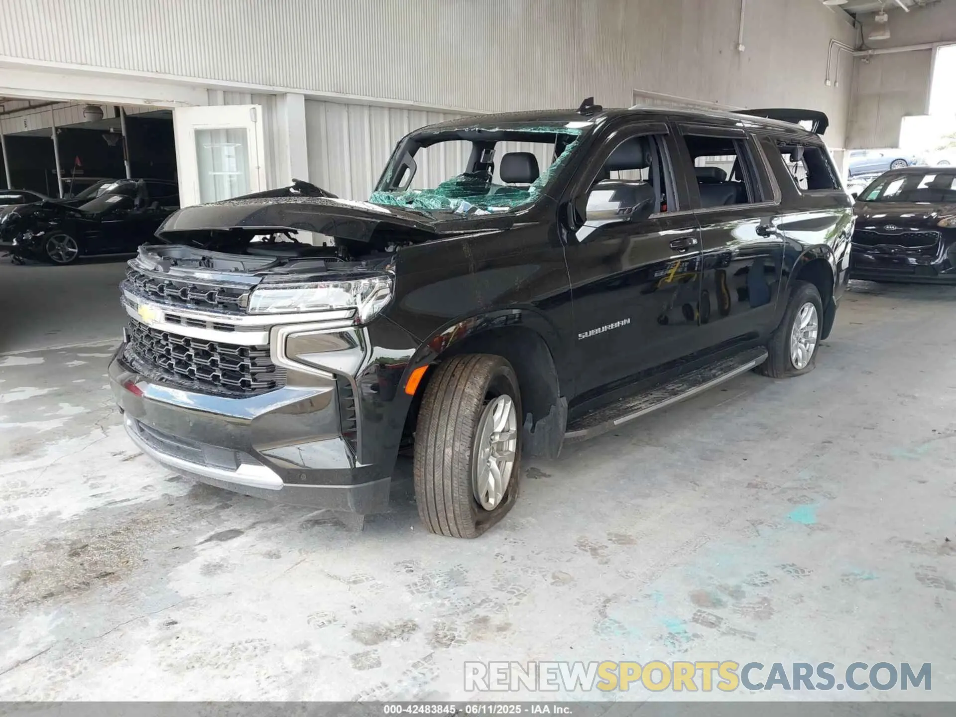 2 Photograph of a damaged car 1GNSCBKD1RR162330 CHEVROLET SUBURBAN 2024