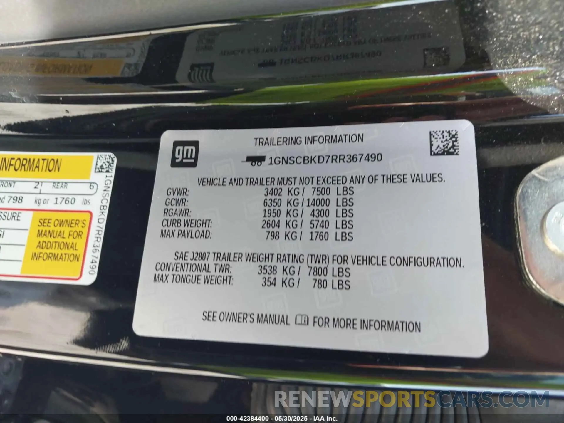 9 Photograph of a damaged car 1GNSCBKD7RR367490 CHEVROLET SUBURBAN 2024