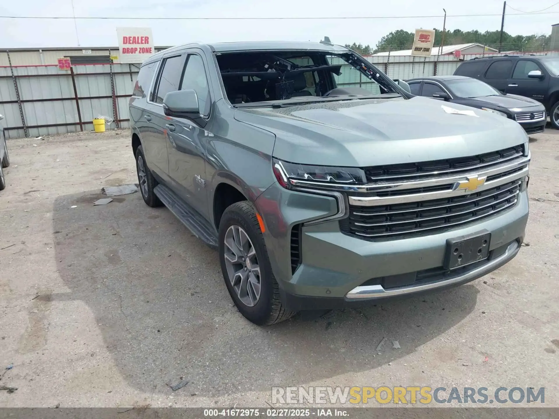 1 Photograph of a damaged car 1GNSCCKD1RR221625 CHEVROLET SUBURBAN 2024