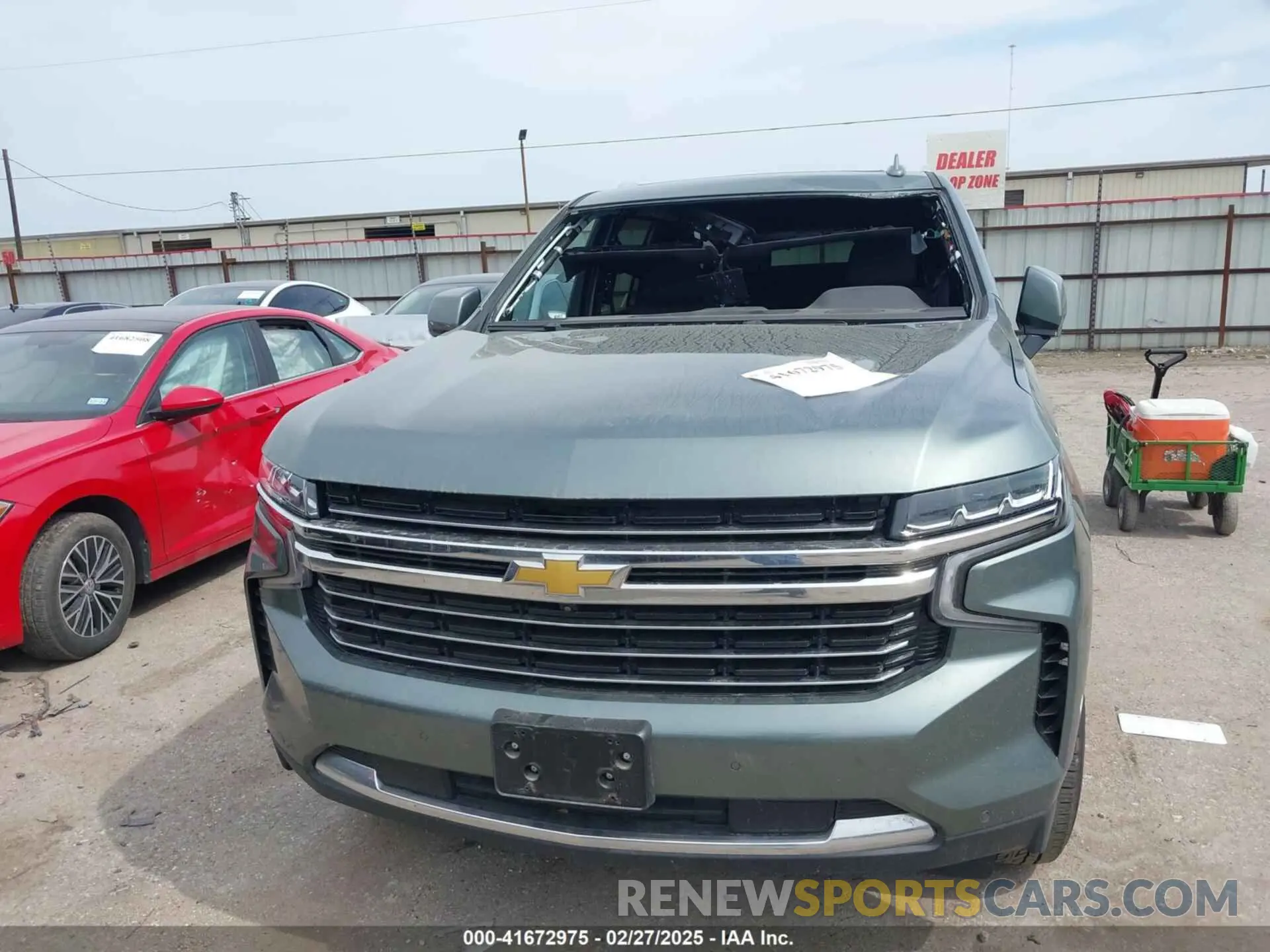 12 Photograph of a damaged car 1GNSCCKD1RR221625 CHEVROLET SUBURBAN 2024