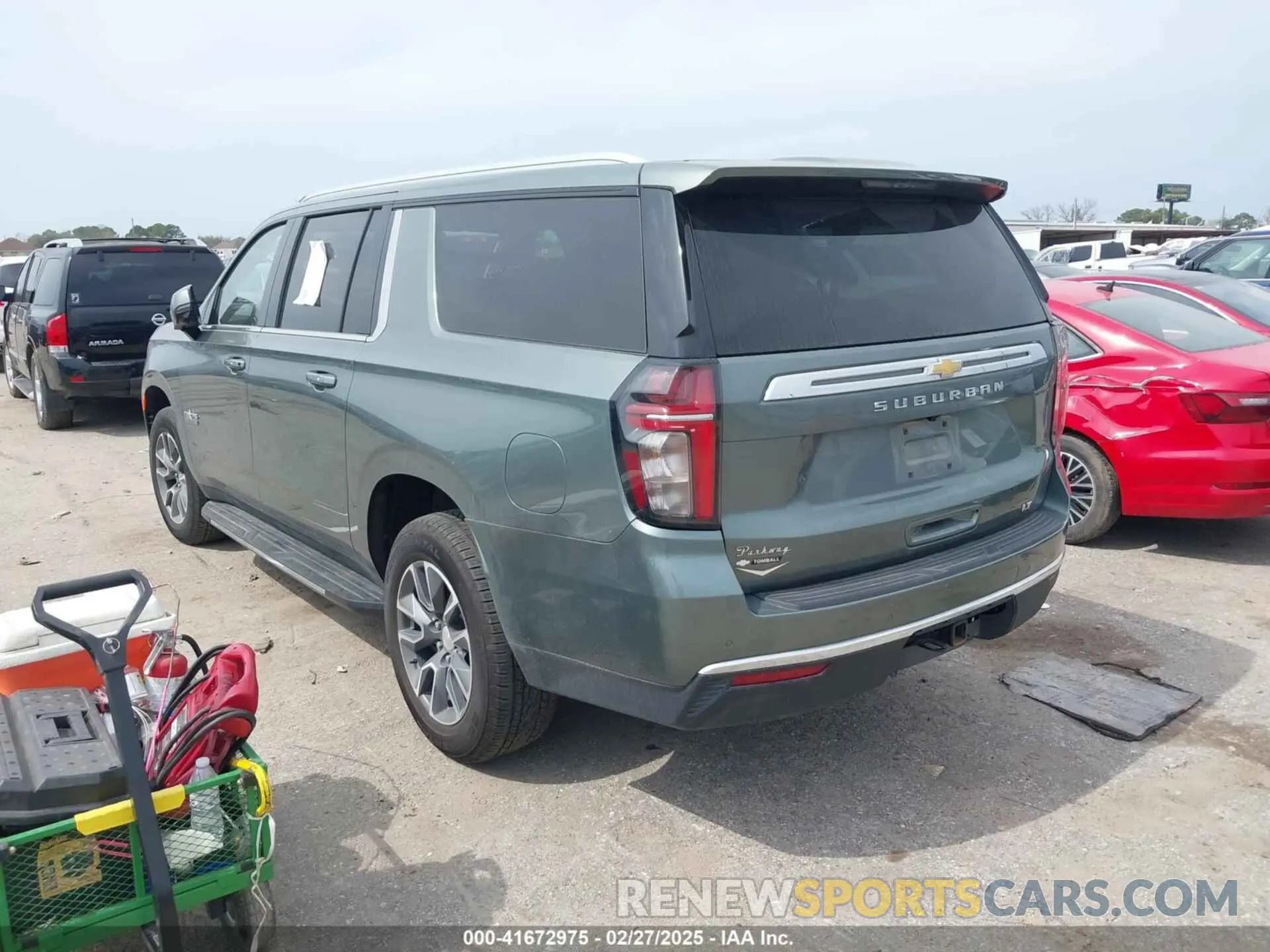 3 Photograph of a damaged car 1GNSCCKD1RR221625 CHEVROLET SUBURBAN 2024