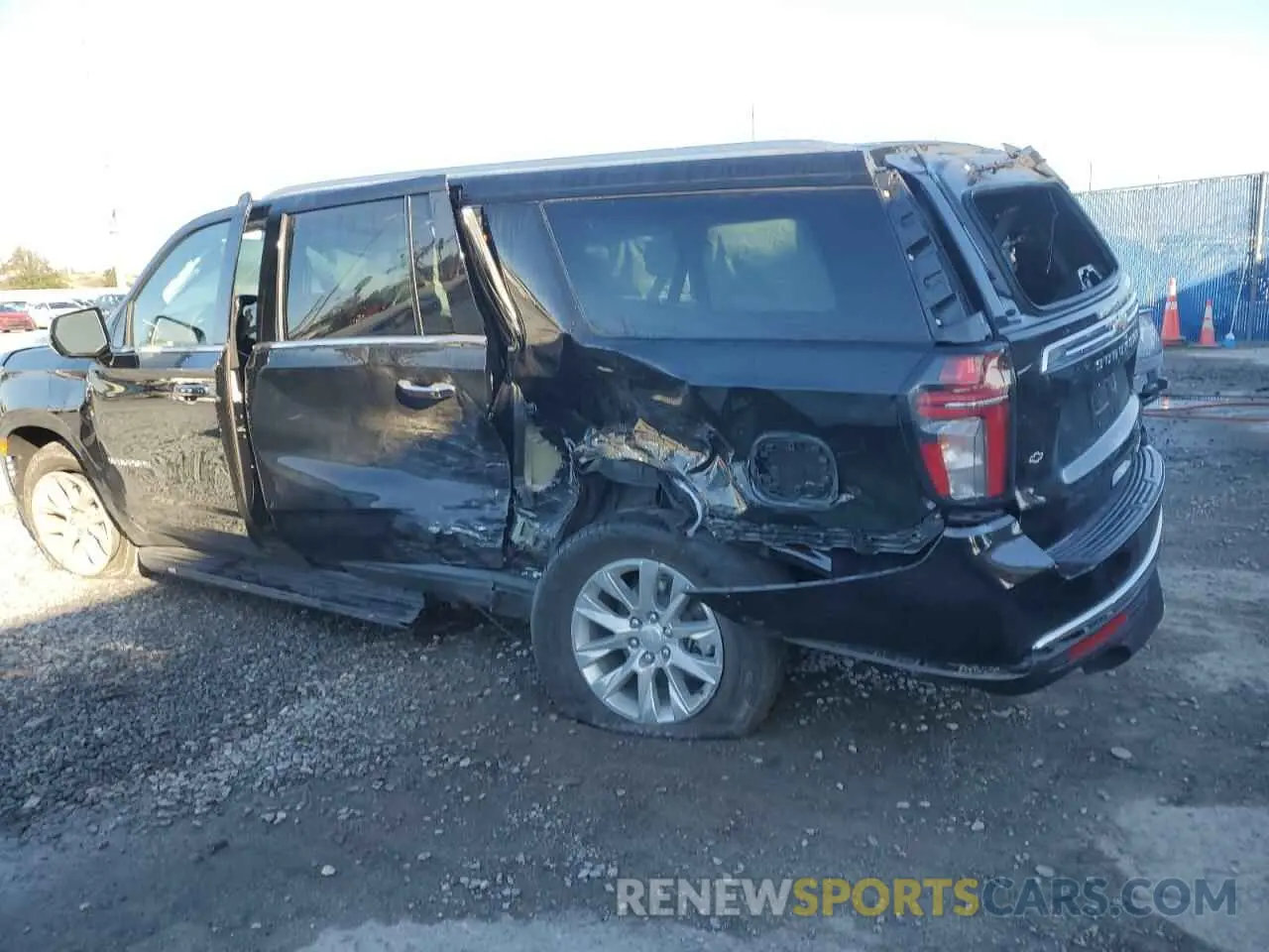 2 Photograph of a damaged car 1GNSCFKD4PR192684 CHEVROLET SUBURBAN 2024