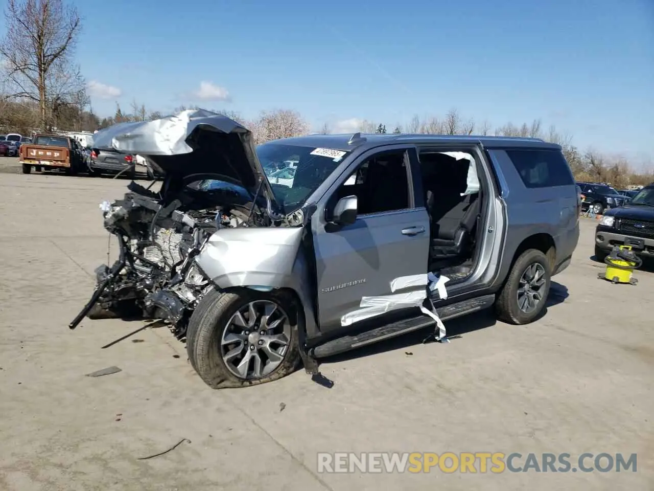 1 Photograph of a damaged car 1GNSKBED3RR186031 CHEVROLET SUBURBAN 2024