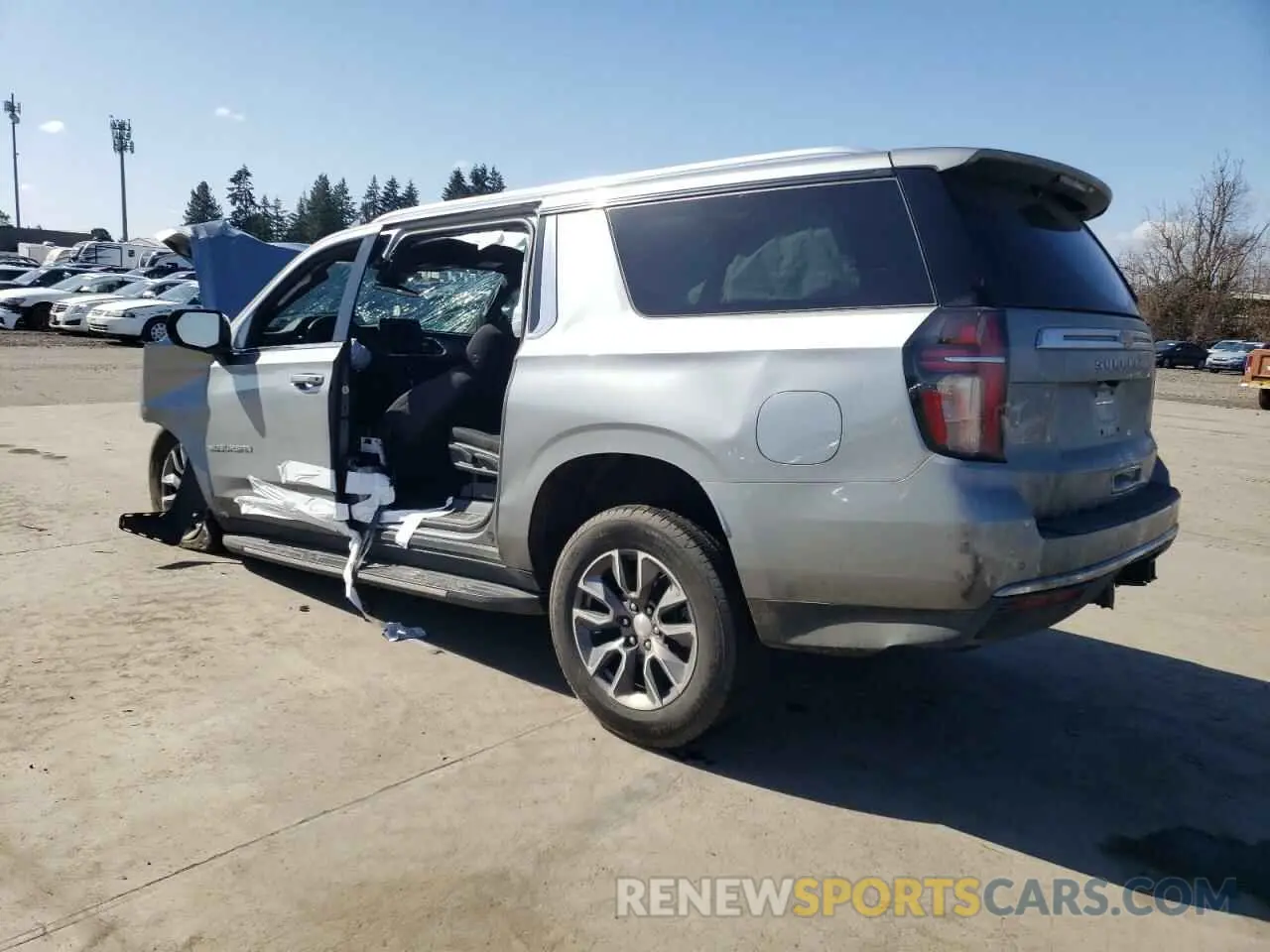 2 Photograph of a damaged car 1GNSKBED3RR186031 CHEVROLET SUBURBAN 2024