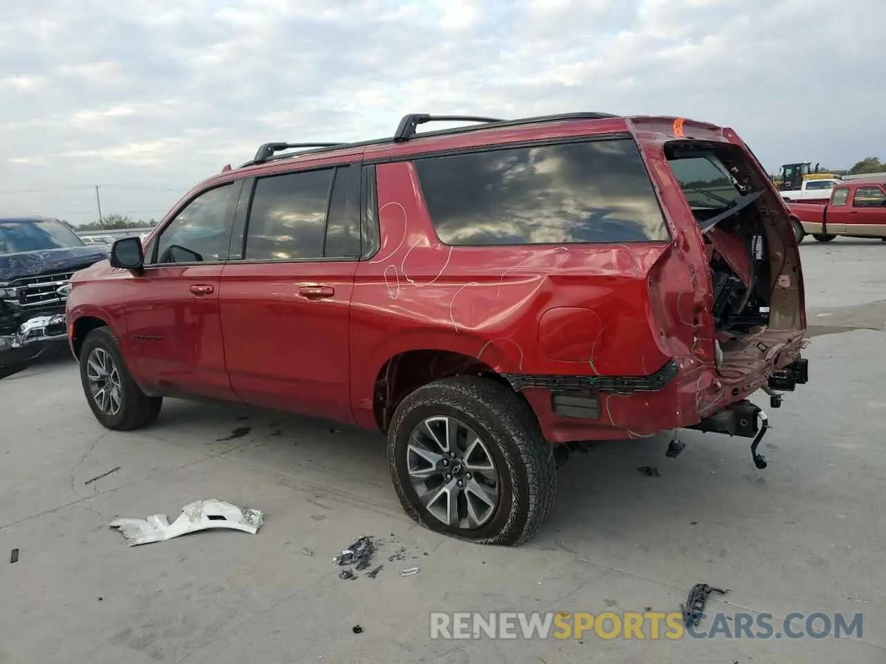 2 Photograph of a damaged car 1GNSKDKD5RR197418 CHEVROLET SUBURBAN 2024