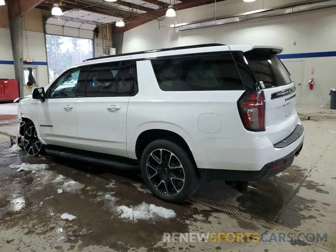 2 Photograph of a damaged car 1GNSKEKD5RR263892 CHEVROLET SUBURBAN 2024
