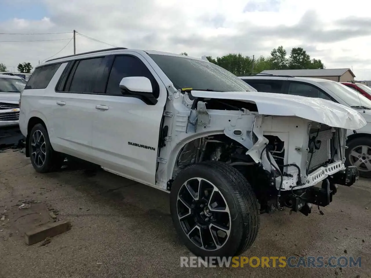 4 Photograph of a damaged car 1GNSKEKD9RR356205 CHEVROLET SUBURBAN 2024