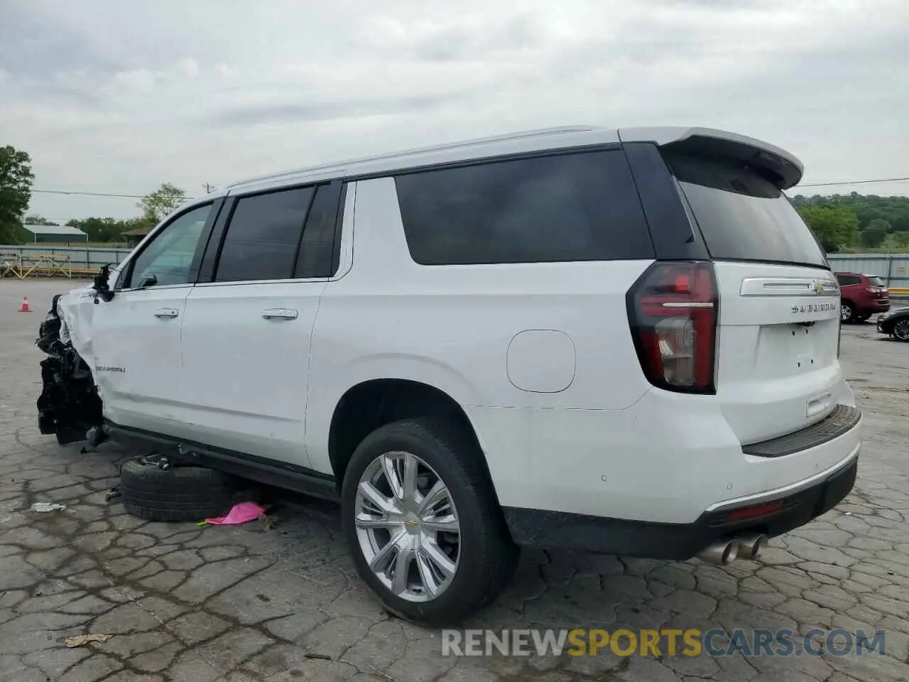 2 Photograph of a damaged car 1GNSKGKL2RR341130 CHEVROLET SUBURBAN 2024