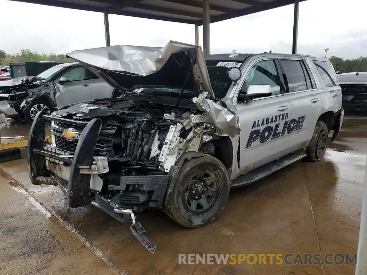 1 Photograph of a damaged car 1GNLCDEC6KR207464 CHEVROLET TAHOE 2019