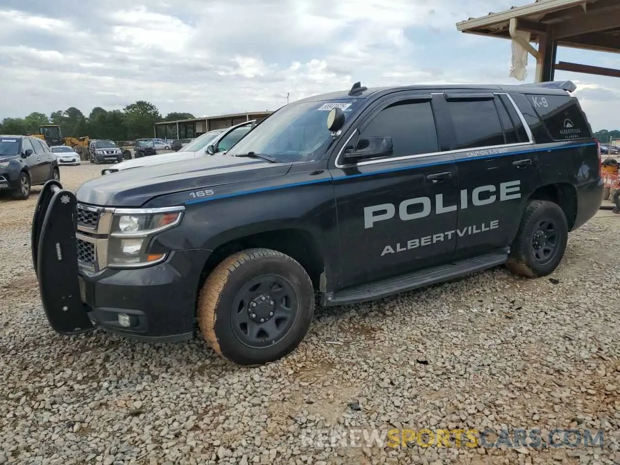 1 Photograph of a damaged car 1GNLCDEC8KR198072 CHEVROLET TAHOE 2019