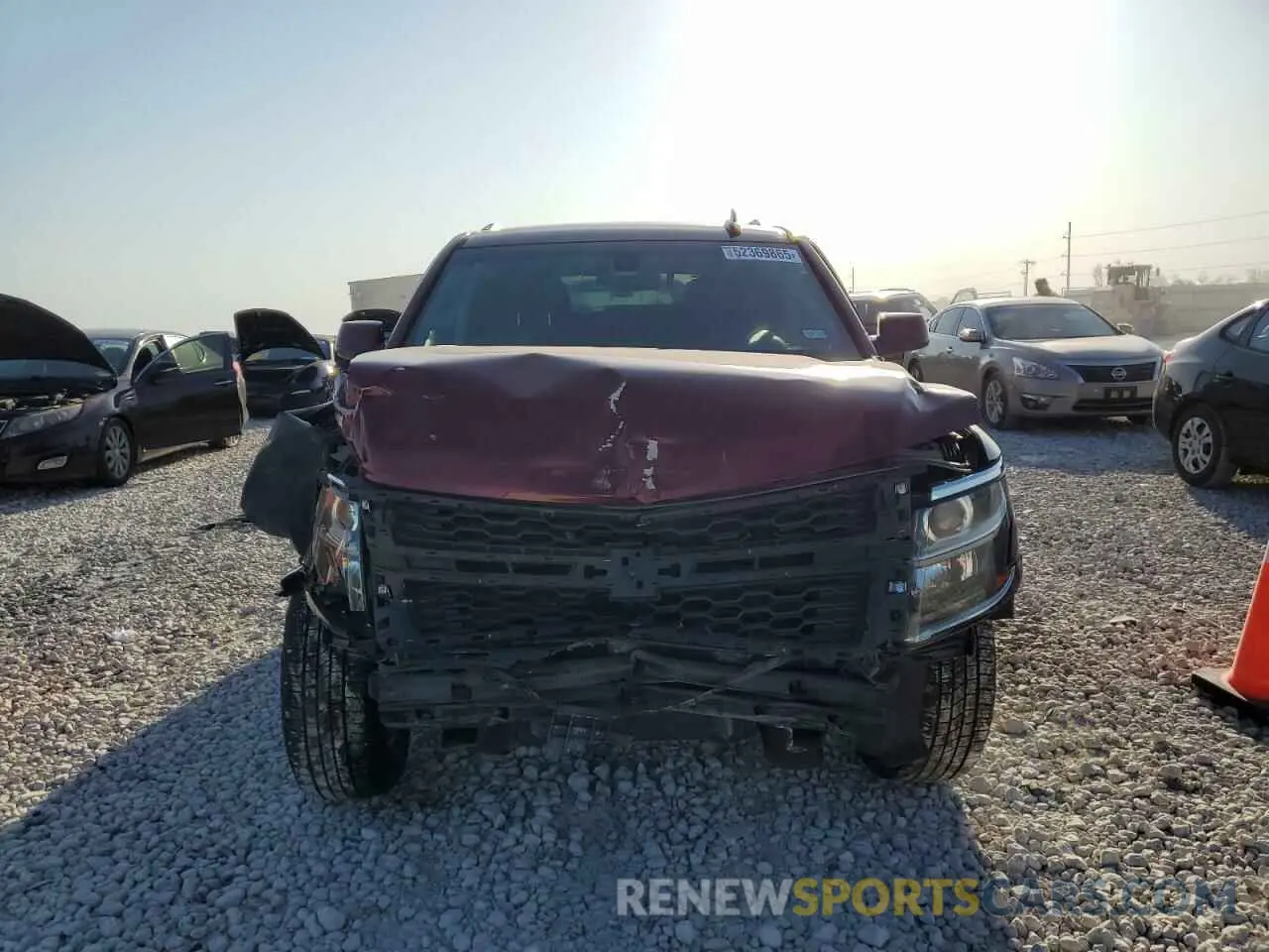 5 Photograph of a damaged car 1GNSCAEC6KR107200 CHEVROLET TAHOE 2019