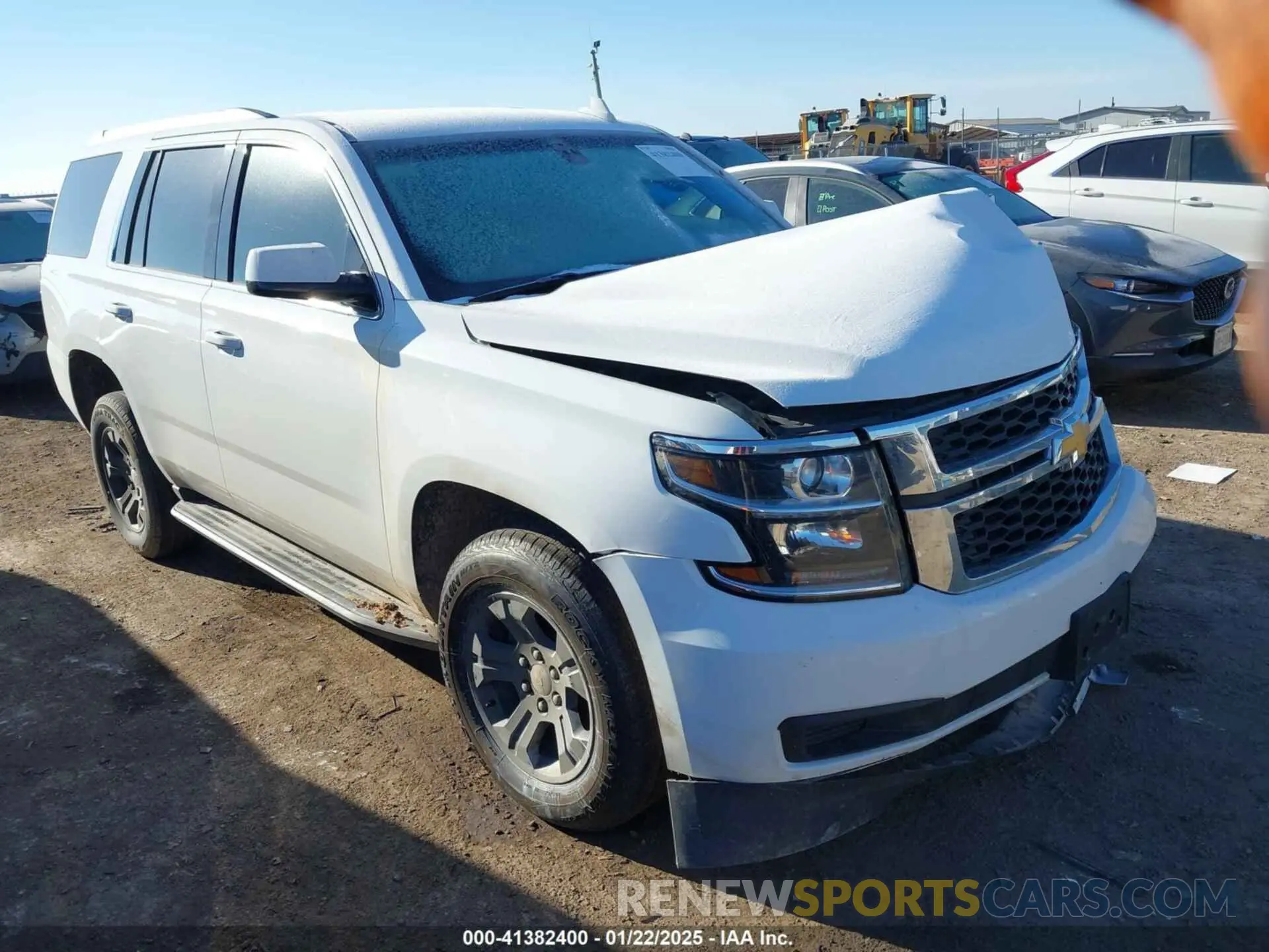 1 Photograph of a damaged car 1GNSCAKC3KR238217 CHEVROLET TAHOE 2019