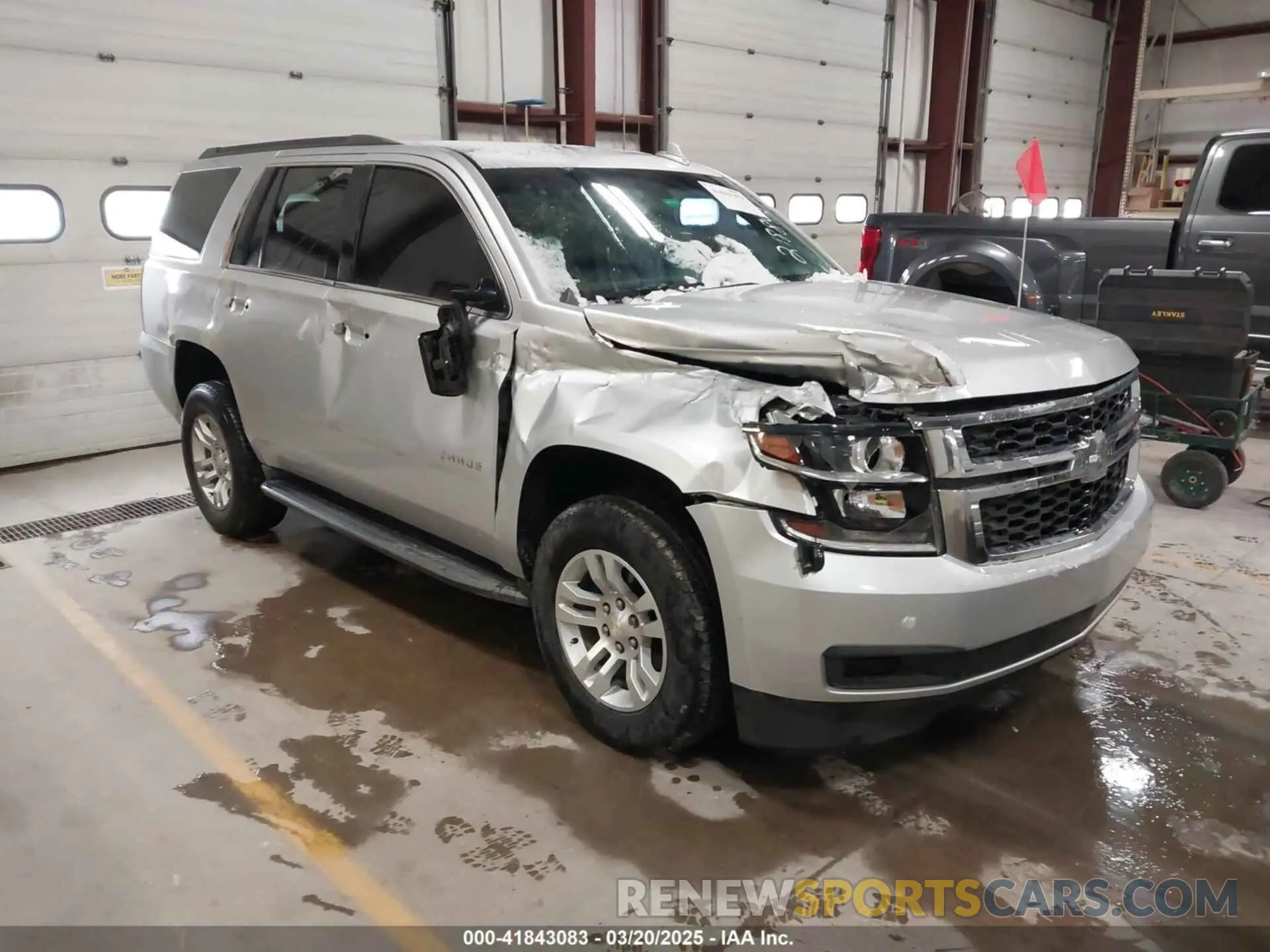 1 Photograph of a damaged car 1GNSCAKC7KR218892 CHEVROLET TAHOE 2019