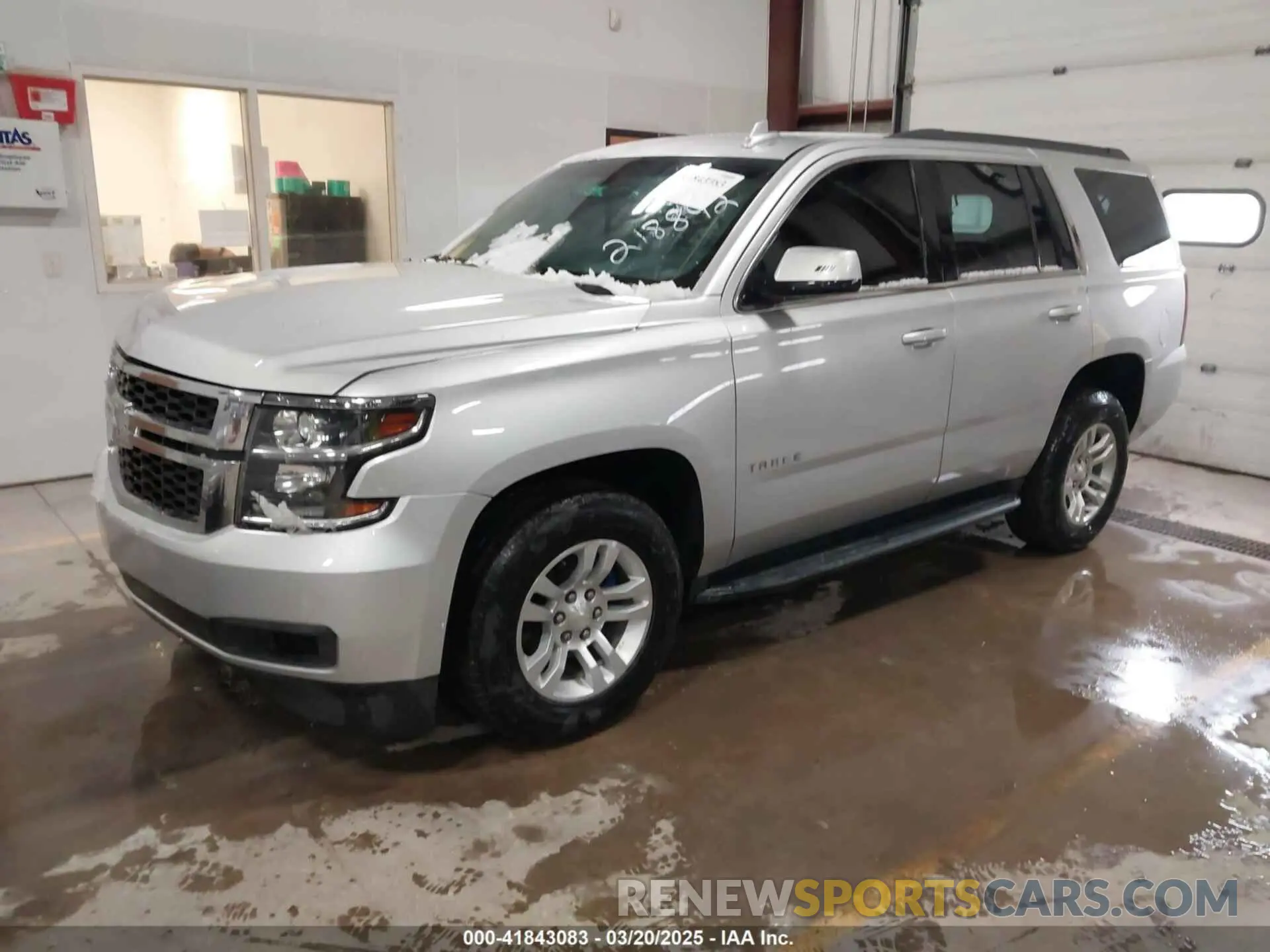 2 Photograph of a damaged car 1GNSCAKC7KR218892 CHEVROLET TAHOE 2019