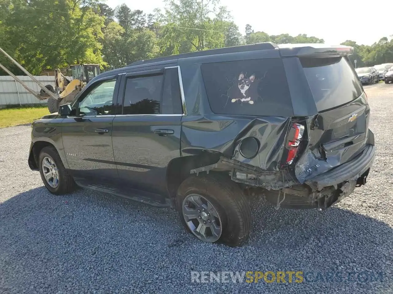 2 Photograph of a damaged car 1GNSCAKC9KR375548 CHEVROLET TAHOE 2019