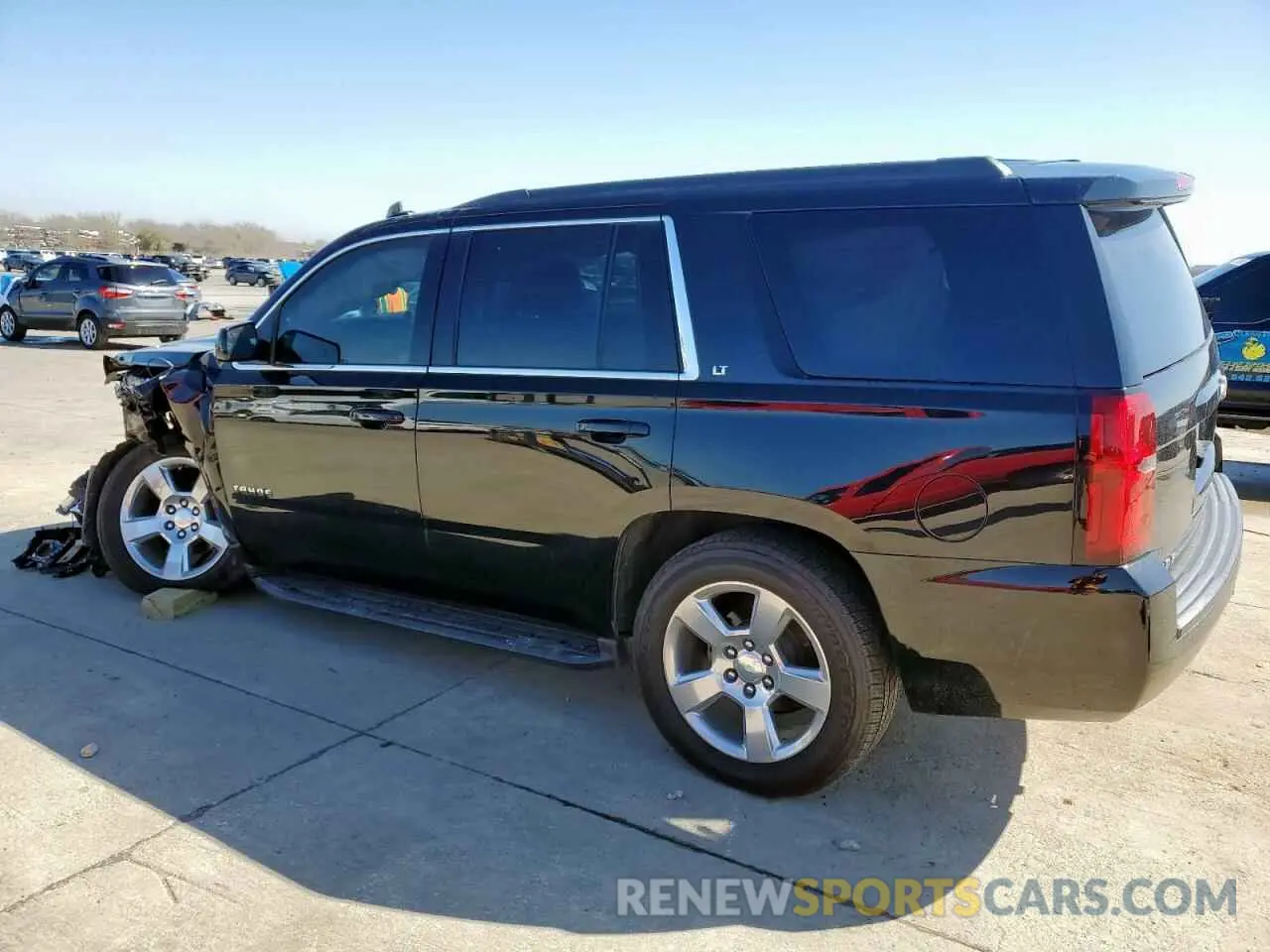 2 Photograph of a damaged car 1GNSCBKC1KR103355 CHEVROLET TAHOE 2019