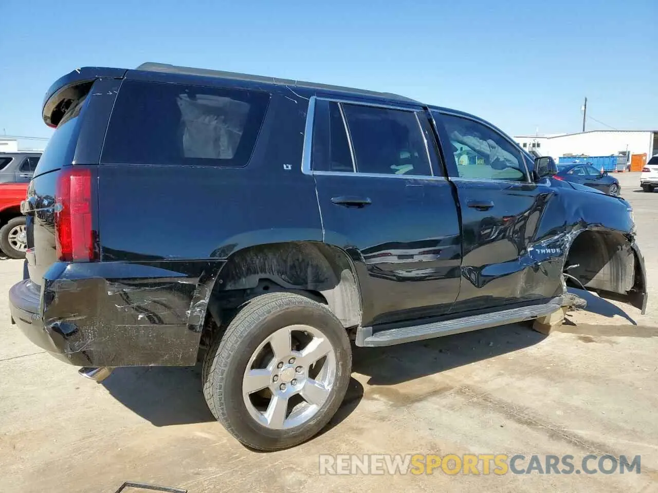 3 Photograph of a damaged car 1GNSCBKC1KR103355 CHEVROLET TAHOE 2019