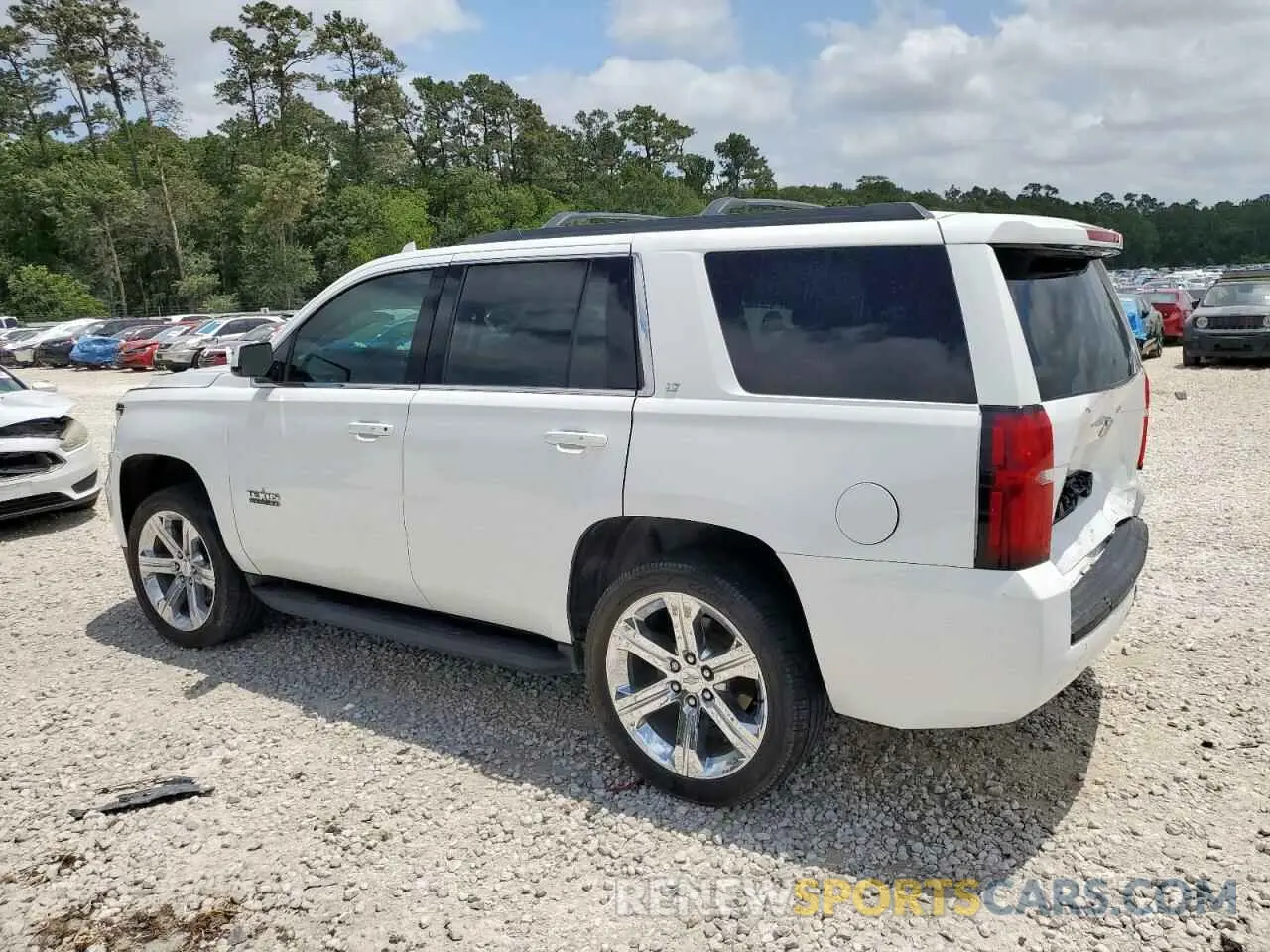 2 Photograph of a damaged car 1GNSCBKC1KR226315 CHEVROLET TAHOE 2019