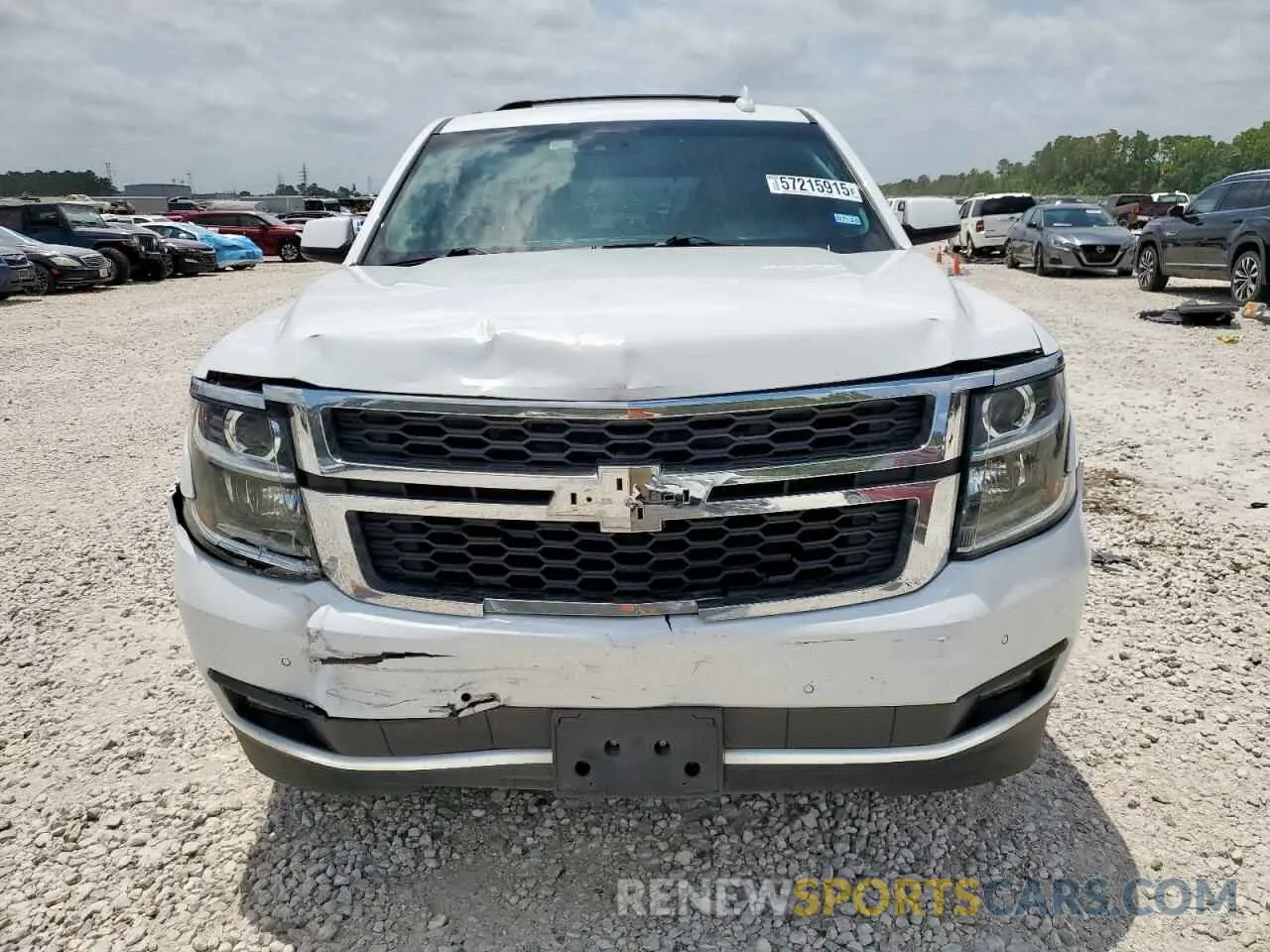 5 Photograph of a damaged car 1GNSCBKC1KR226315 CHEVROLET TAHOE 2019