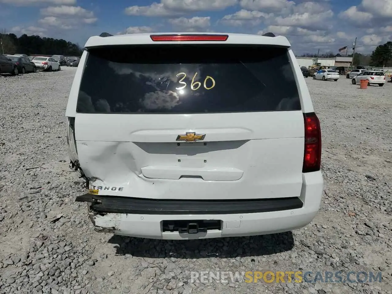 6 Photograph of a damaged car 1GNSCBKC6KR176236 CHEVROLET TAHOE 2019