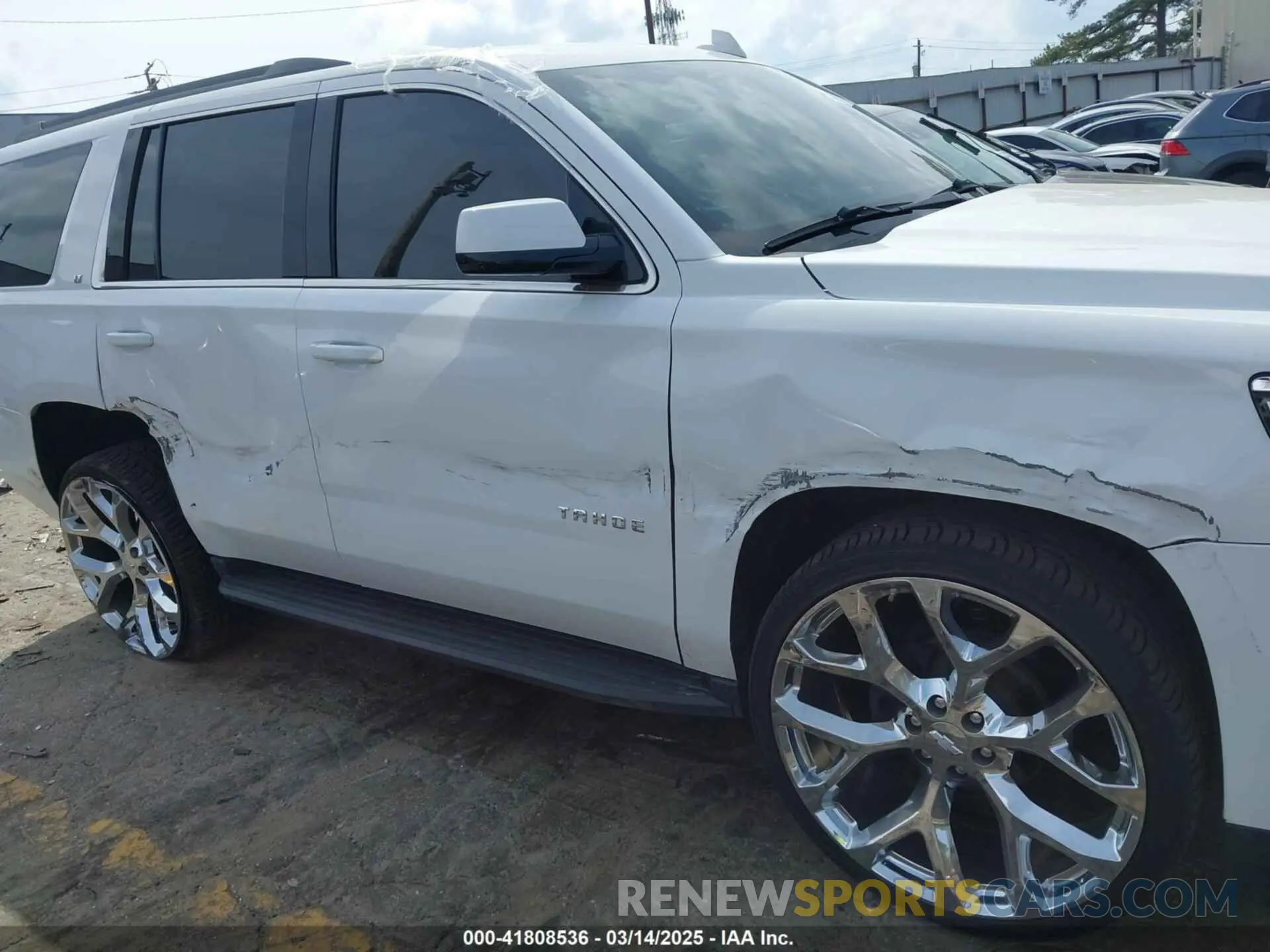 6 Photograph of a damaged car 1GNSCBKC6KR345154 CHEVROLET TAHOE 2019