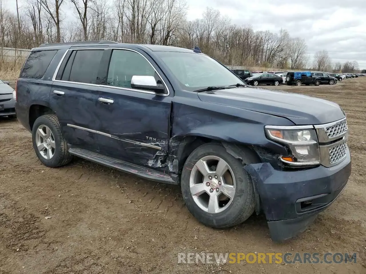4 Photograph of a damaged car 1GNSCBKC6KR393012 CHEVROLET TAHOE 2019