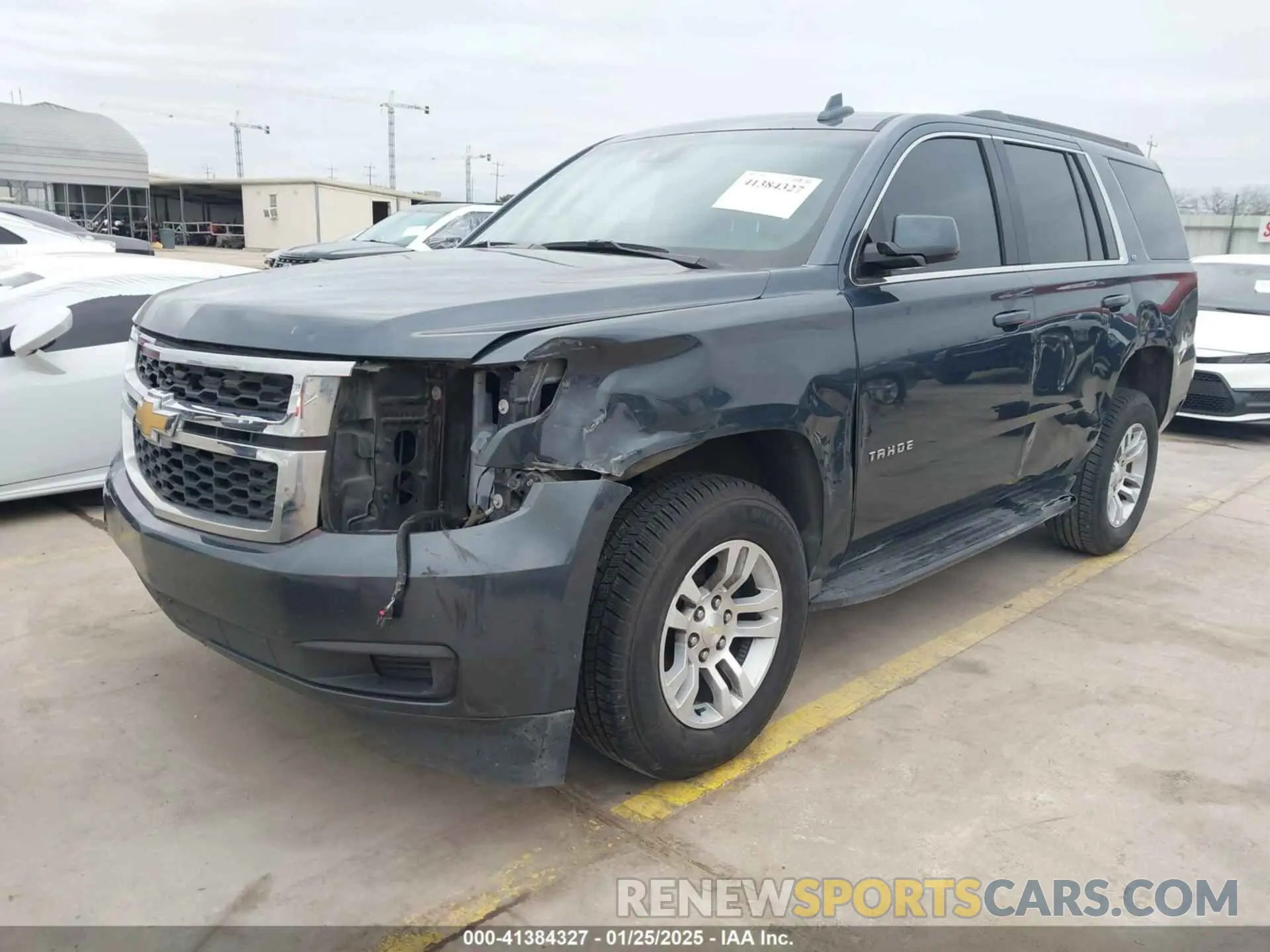 2 Photograph of a damaged car 1GNSCBKC8KR366460 CHEVROLET TAHOE 2019