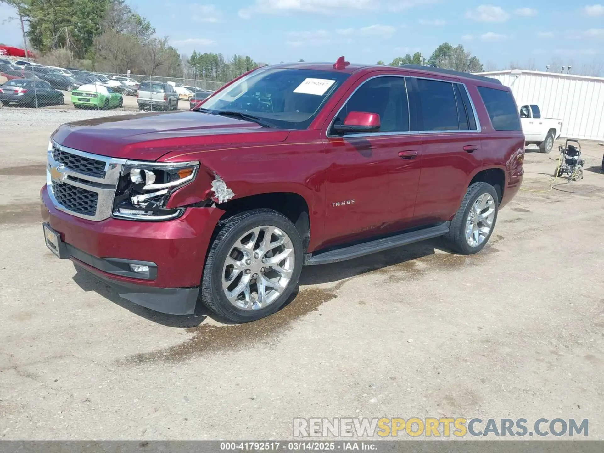2 Photograph of a damaged car 1GNSCBKC9KR102552 CHEVROLET TAHOE 2019